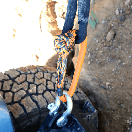 Photo of Carbon Offroad Monkey Fist 15T Synthetic Soft Shackle by Carbon Offroad USA - Premium Shackles for UTVs / Side by Sides