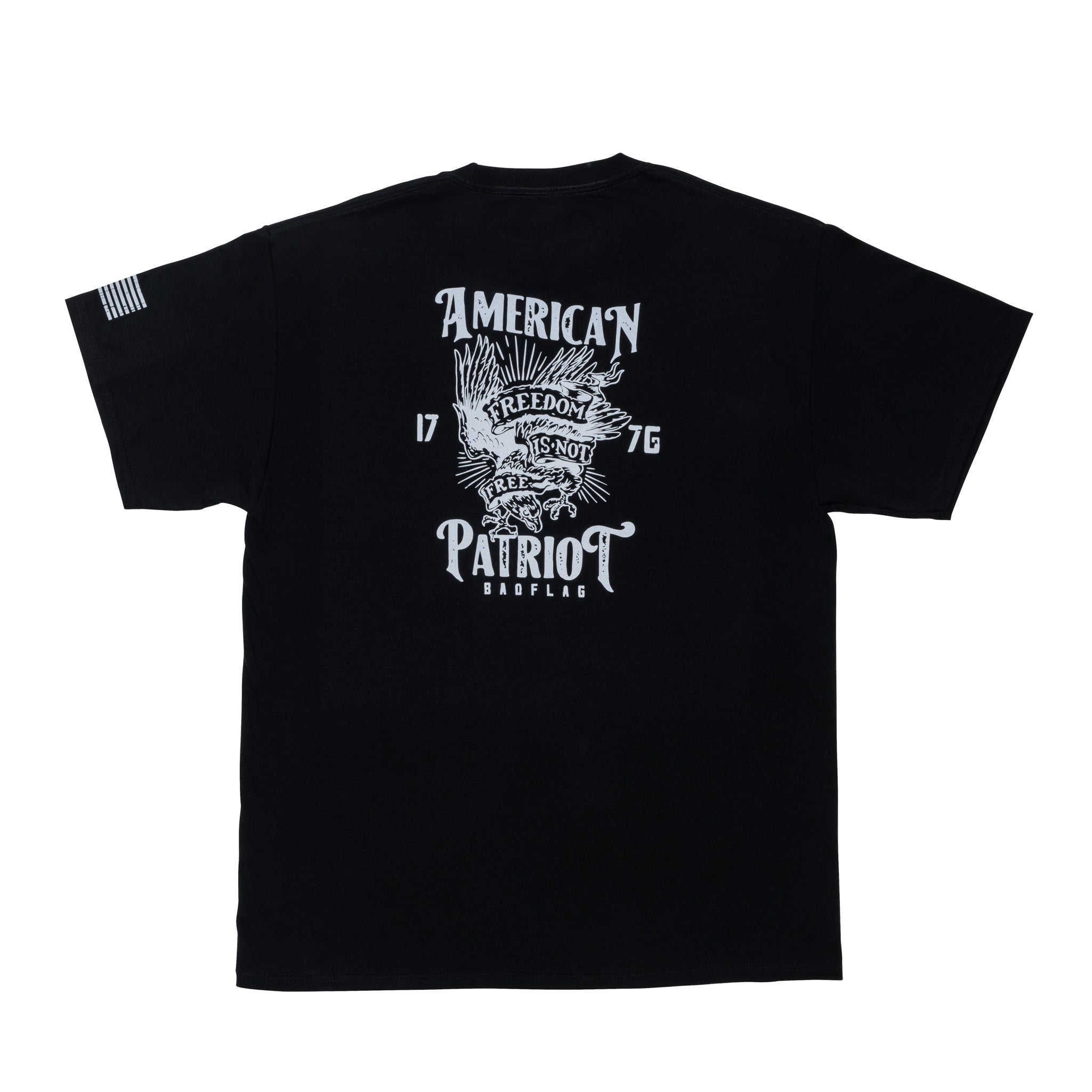 Photo of American Patriot Graphic Tee-Black by Bad Flag Store - Premium Limited Edition Shirt for UTVs / Side by Sides