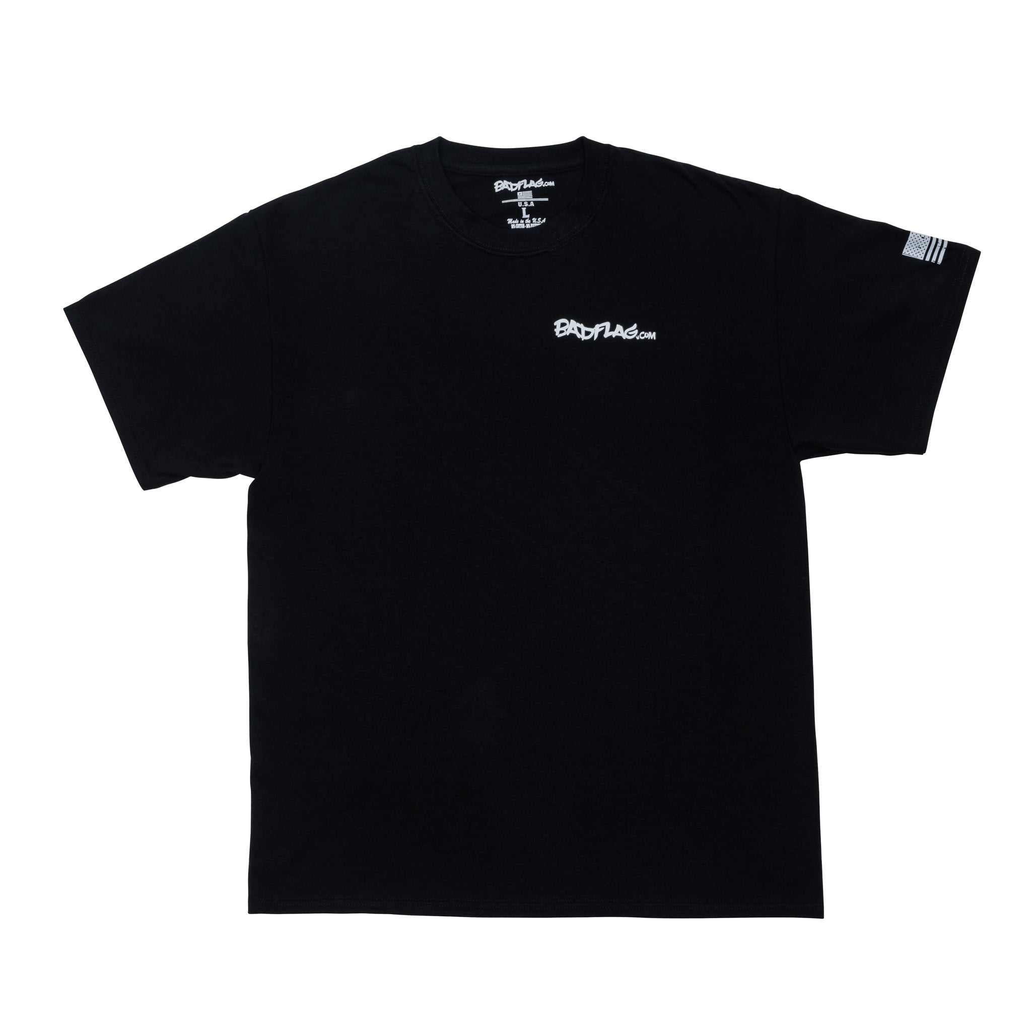 Photo of American Patriot Graphic Tee-Black by Bad Flag Store - Premium Limited Edition Shirt for UTVs / Side by Sides
