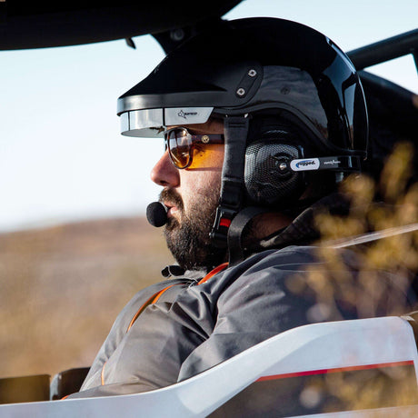 Photo of Shorty Helmet for Behind the Head Headsets - XXL Only - Brand New - CLEARANCE by Rugged Radios - Premium for UTVs / Side by Sides