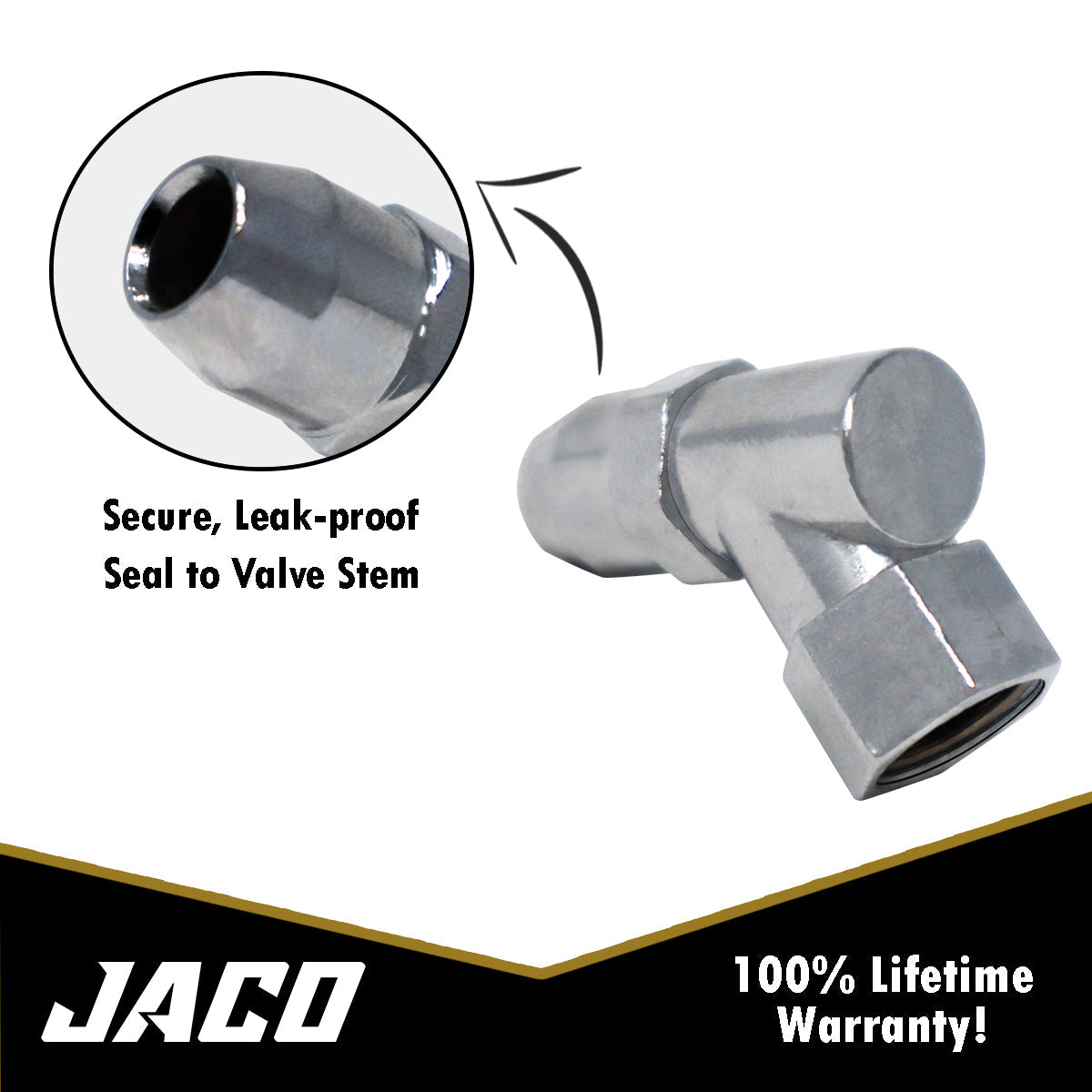 Photo of Advanced Angled Tire Air Chuck - 1/4" NPT (2 Pack) by JACO - Premium Tire Accessories for UTVs / Side by Sides