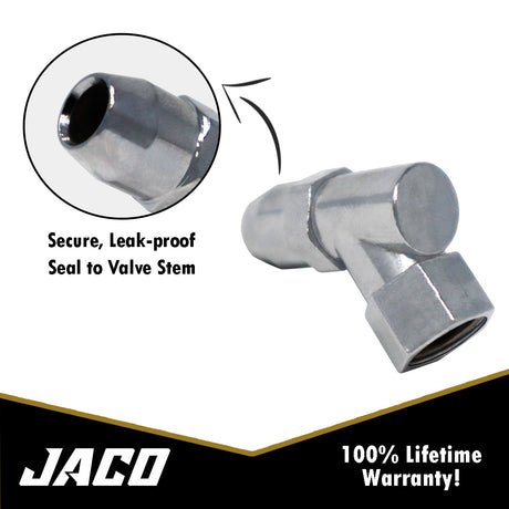 Photo of Advanced Angled Tire Air Chuck - 1/4" NPT (2 Pack) by JACO - Premium Air Chuck for UTVs / Side by Sides