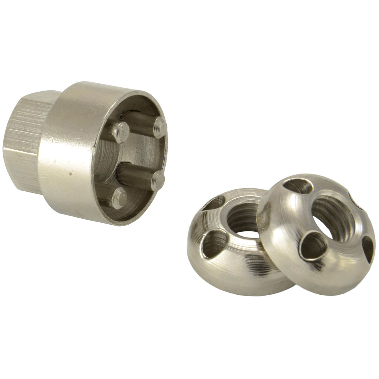 Photo of Anti-Theft Locking Nut M10 2PCS 1 Tool by Vision X Off-Road - Premium Mounting Accessories for UTVs / Side by Sides