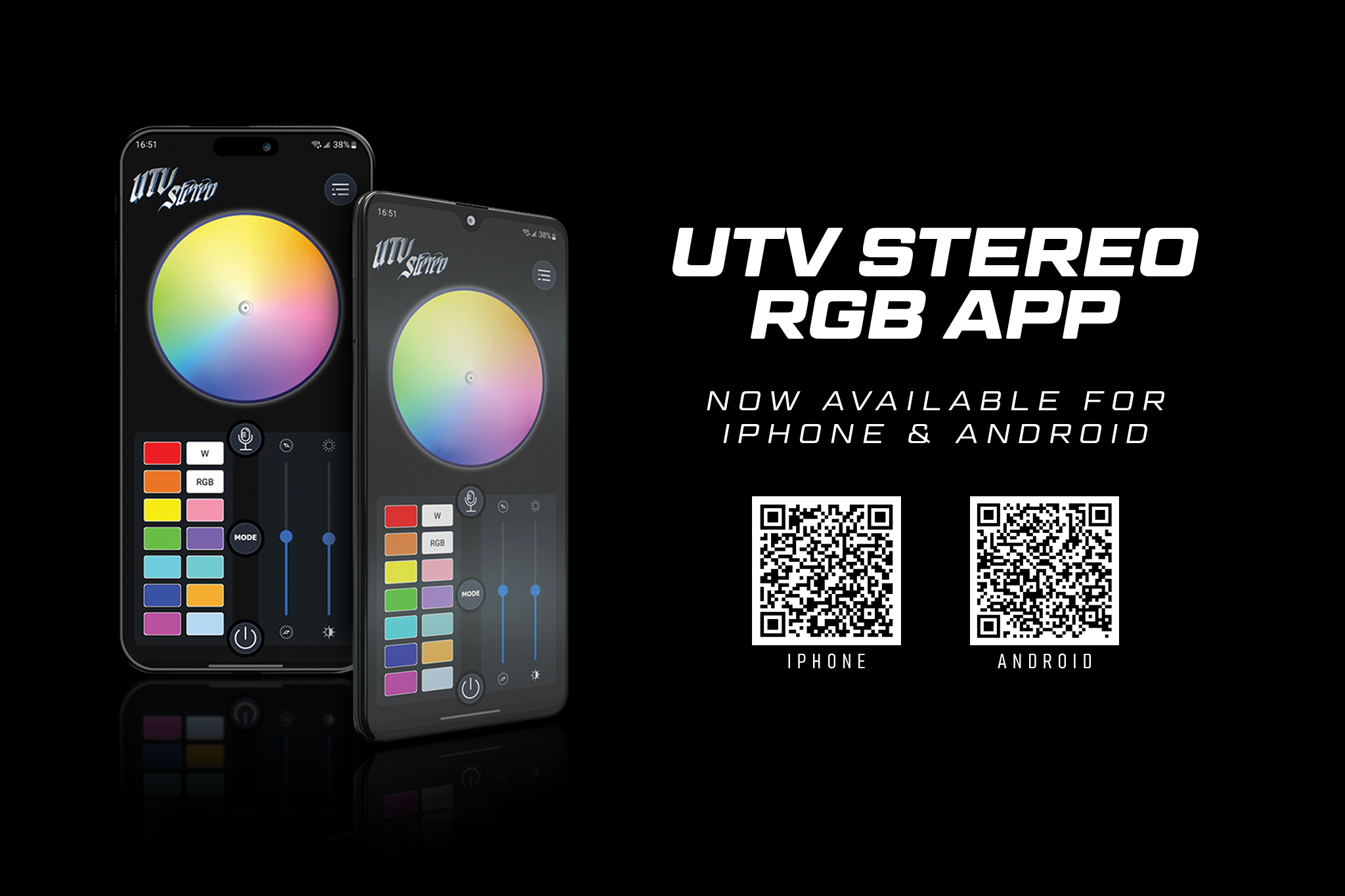 Photo of Pro Series 1" Tweeter w/ Built In RGB LED (Pair) | UTVS-PTW by UTV Stereo - Premium High Frequency Tweeter for UTVs / Side by Sides