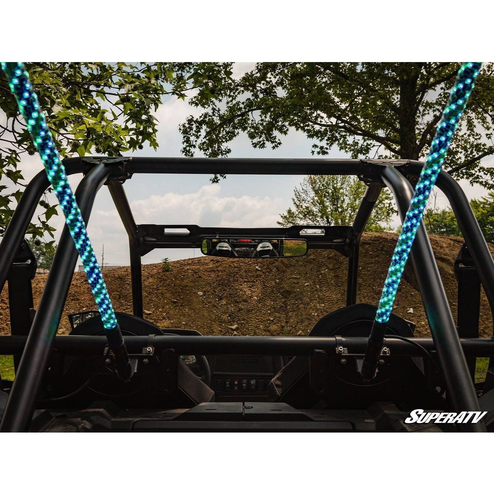 Photo of Arctic Cat 17" Curved Rear View Mirror by SuperATV - Premium Mirrors for UTVs / Side by Sides
