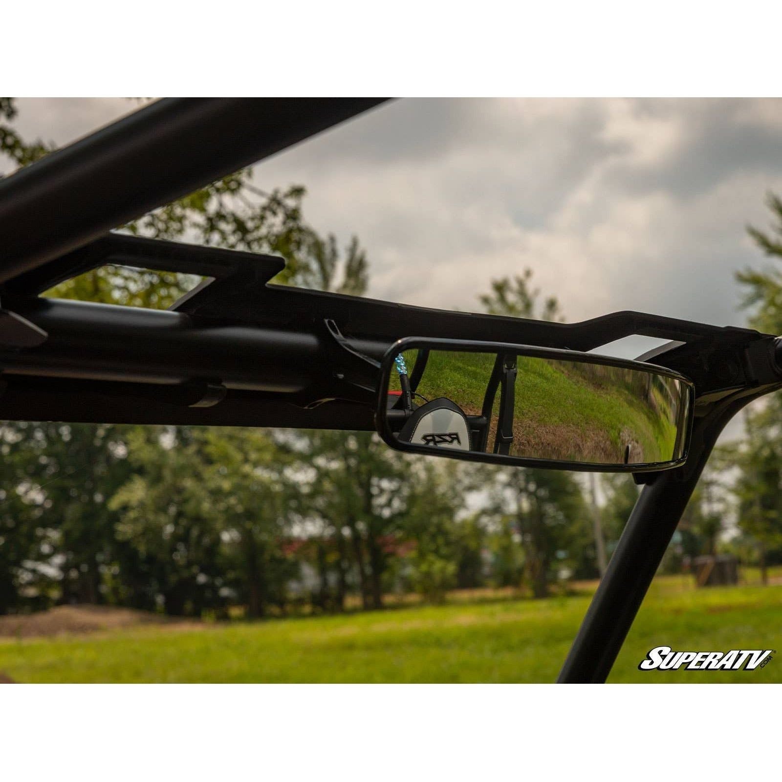 Photo of Arctic Cat 17" Curved Rear View Mirror by SuperATV - Premium Mirrors for UTVs / Side by Sides
