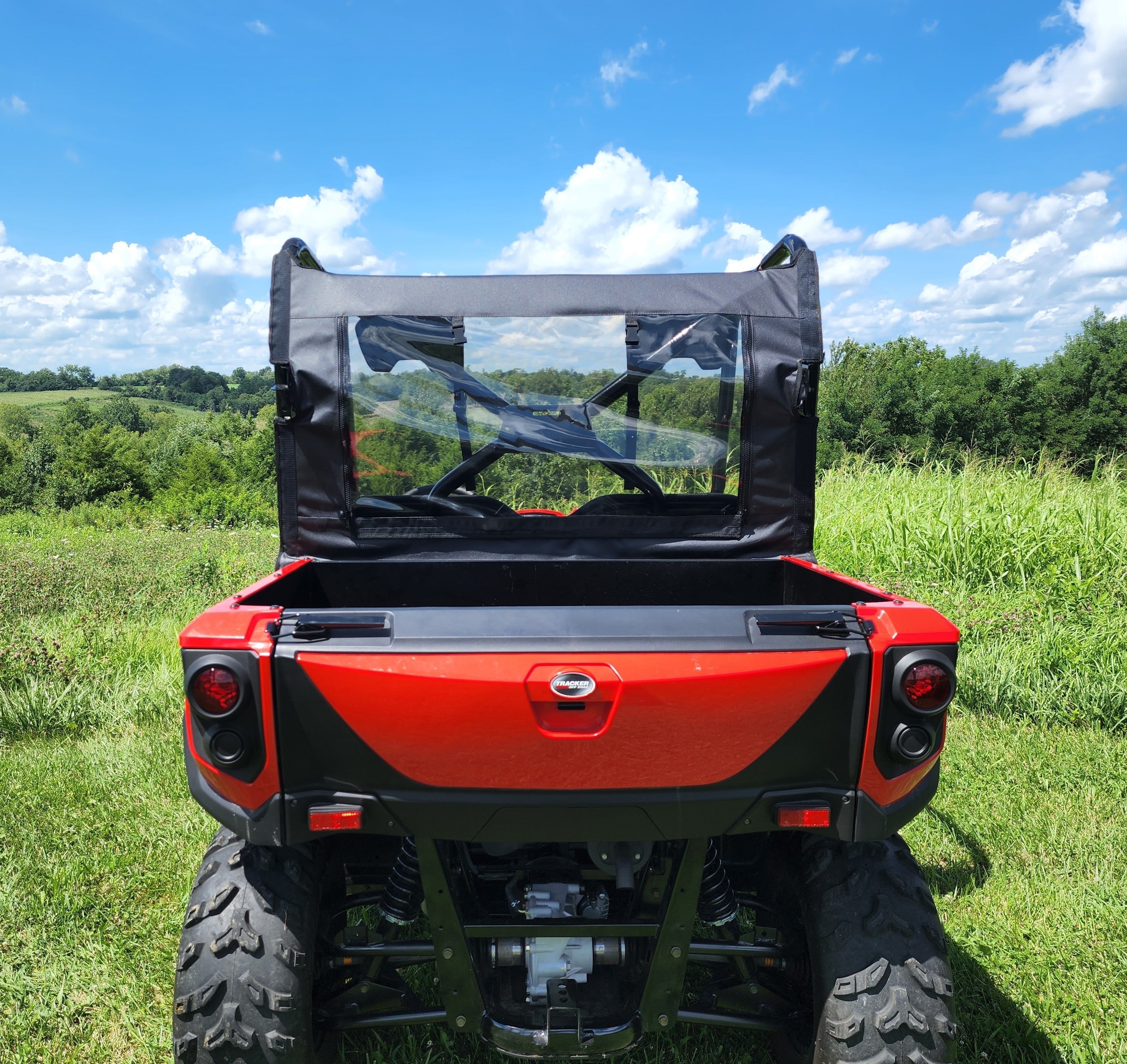 Photo of Tracker Off Road 500S - Soft Back Panel by 3 Star UTV - Premium Enclosures for UTVs / Side by Sides