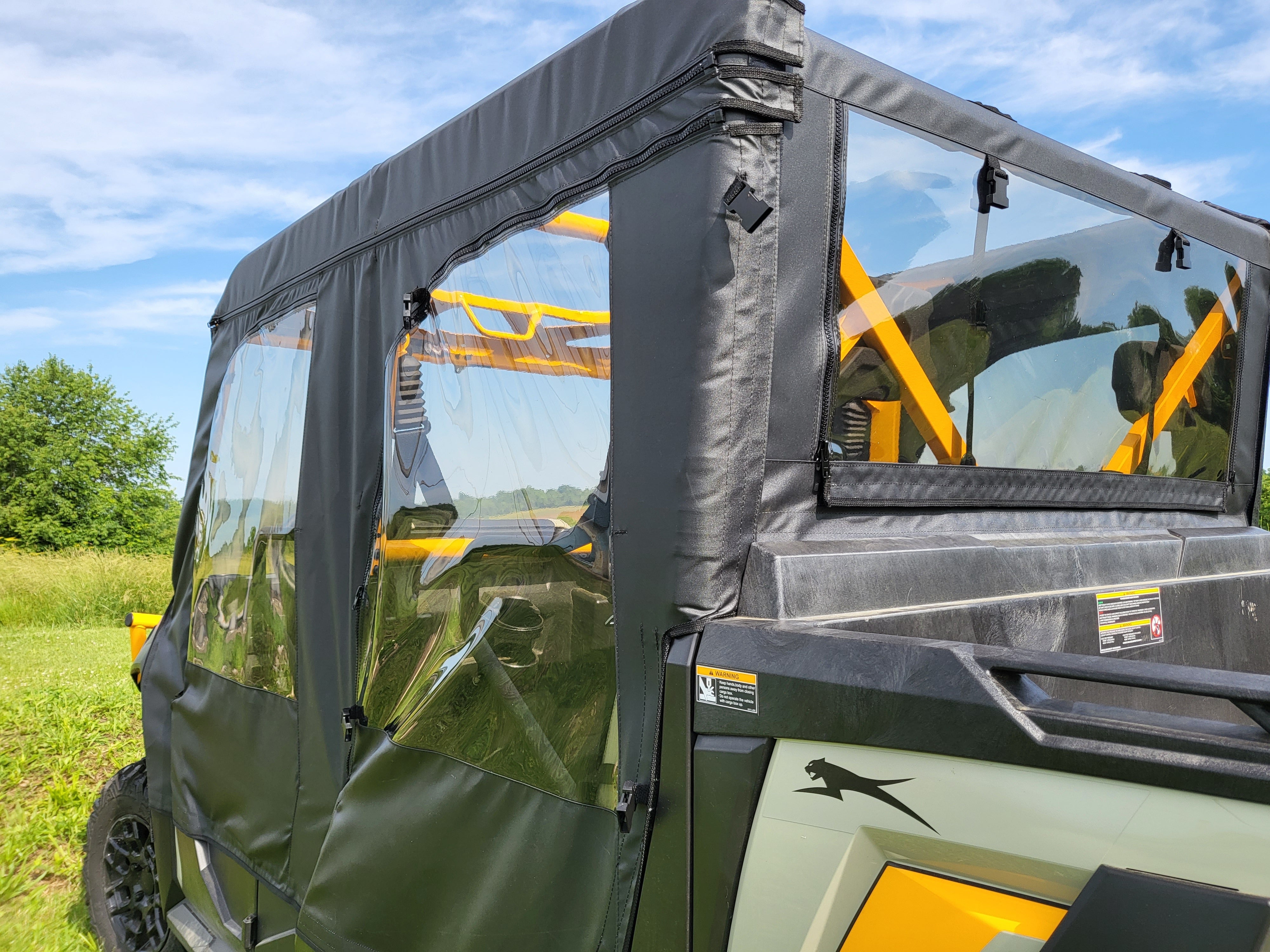 Photo of Arctic Cat Prowler PRO Crew - Door/Rear Window Combo (Upper Doors) by 3 Star UTV - Premium Enclosures for UTVs / Side by Sides
