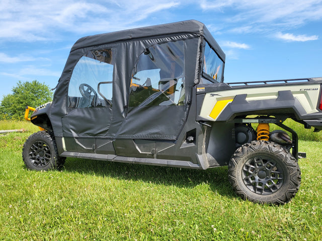 Photo of Tracker Off Road 800SX Crew - Full Cab Enclosure for Hard Windshield (Upper Doors) by 3 Star UTV - Premium Enclosures for UTVs / Side by Sides