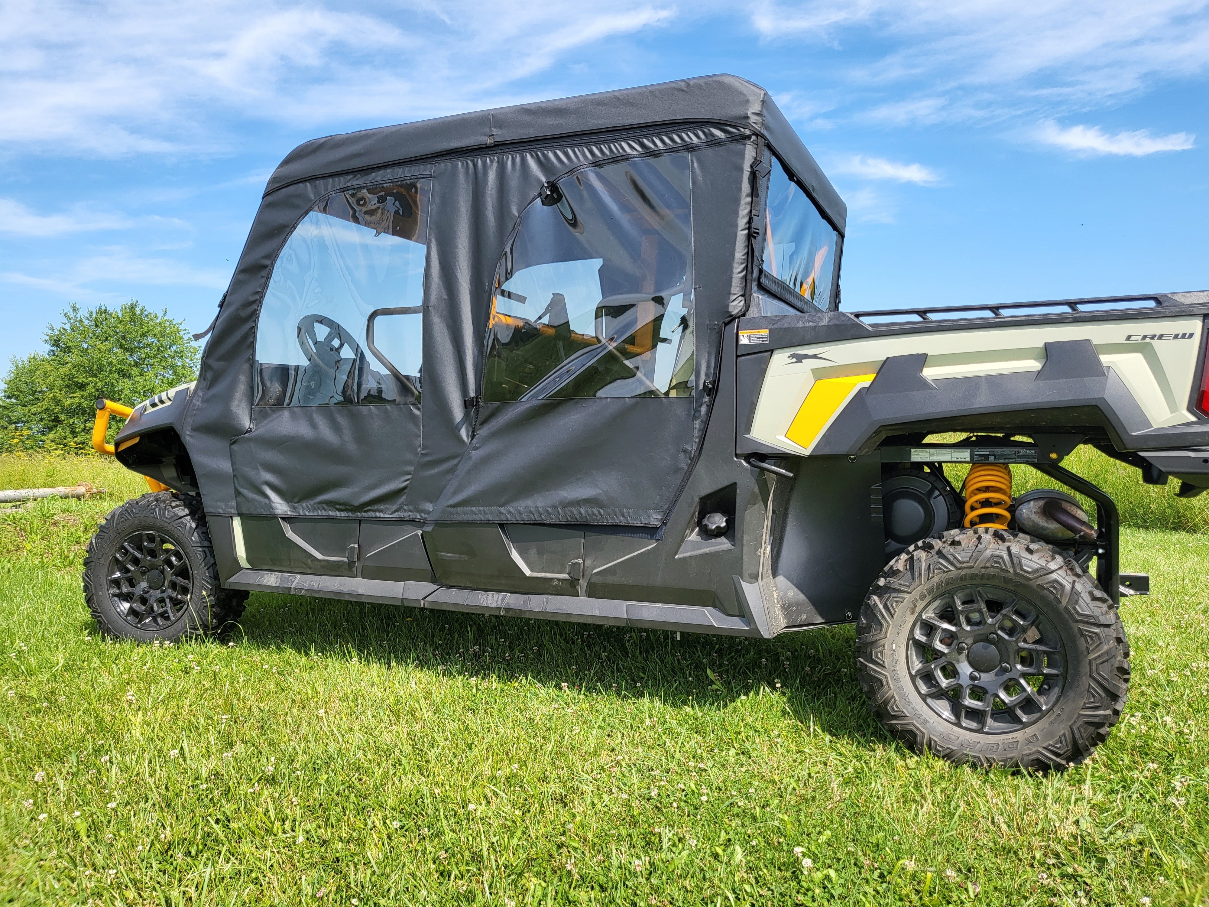 Photo of Arctic Cat Prowler PRO Crew - Full Cab Enclosure for Hard Windshield (Upper Doors) by 3 Star UTV - Premium Enclosures for UTVs / Side by Sides
