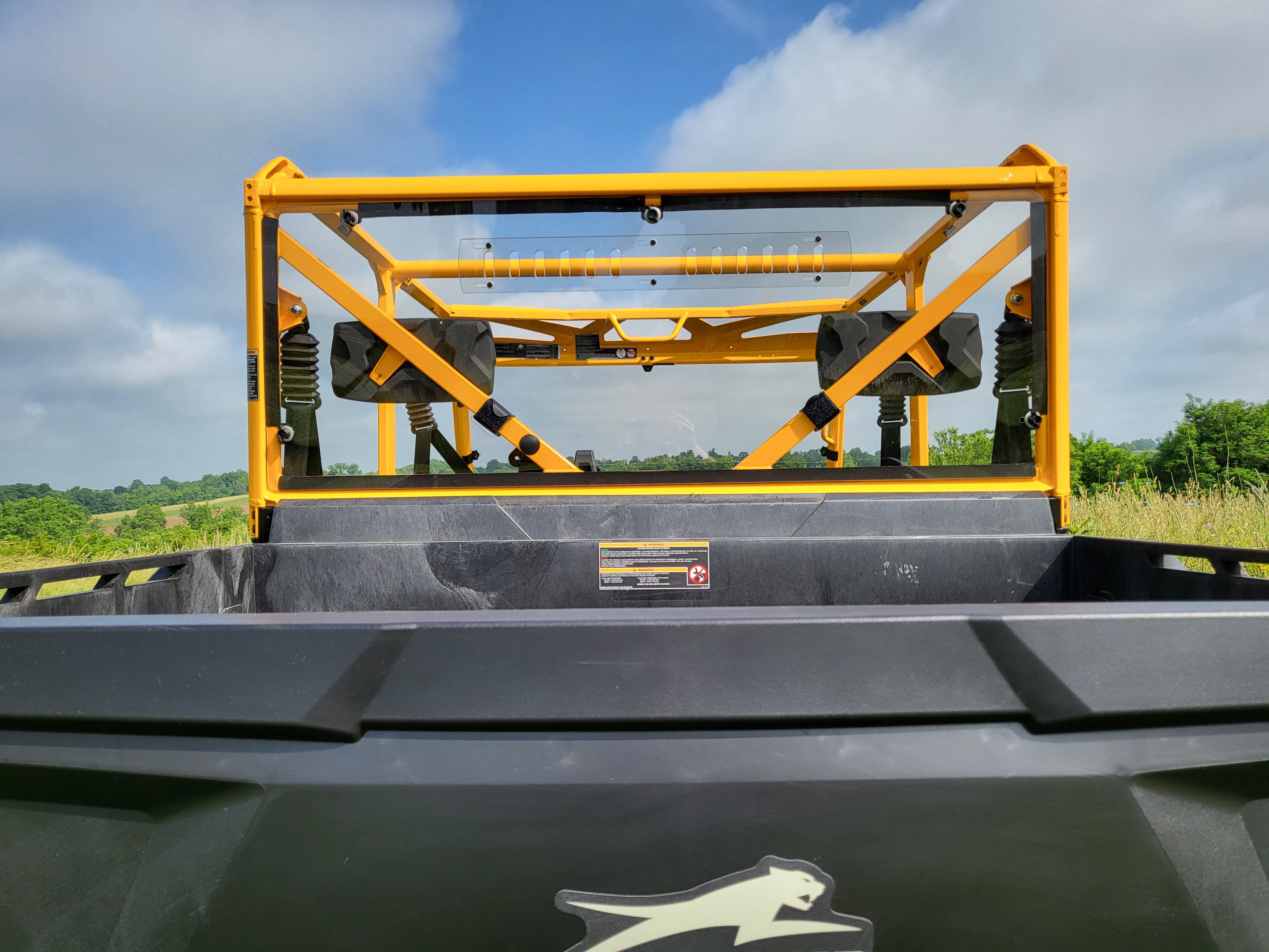 Photo of Arctic Cat Prowler PRO Crew - Lexan Back Panel with Vent Option by 3 Star UTV - Premium Windshields for UTVs / Side by Sides