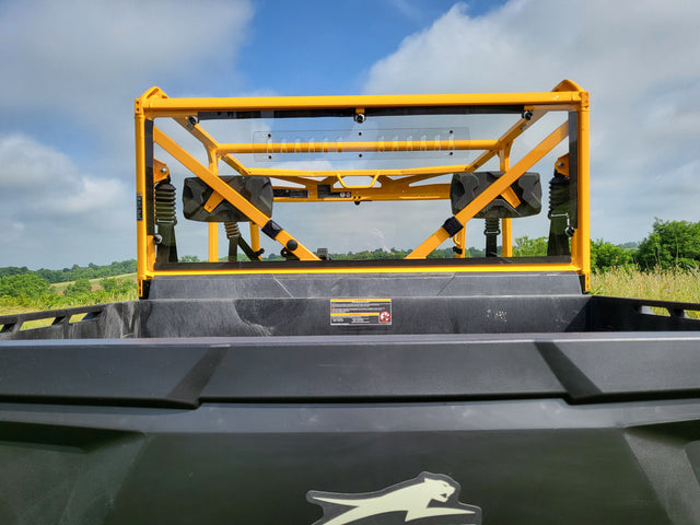 Photo of Tracker Off Road 800SX Crew - 1-Piece Polycarbonate Back Panel by 3 Star UTV - Premium Windshields for UTVs / Side by Sides