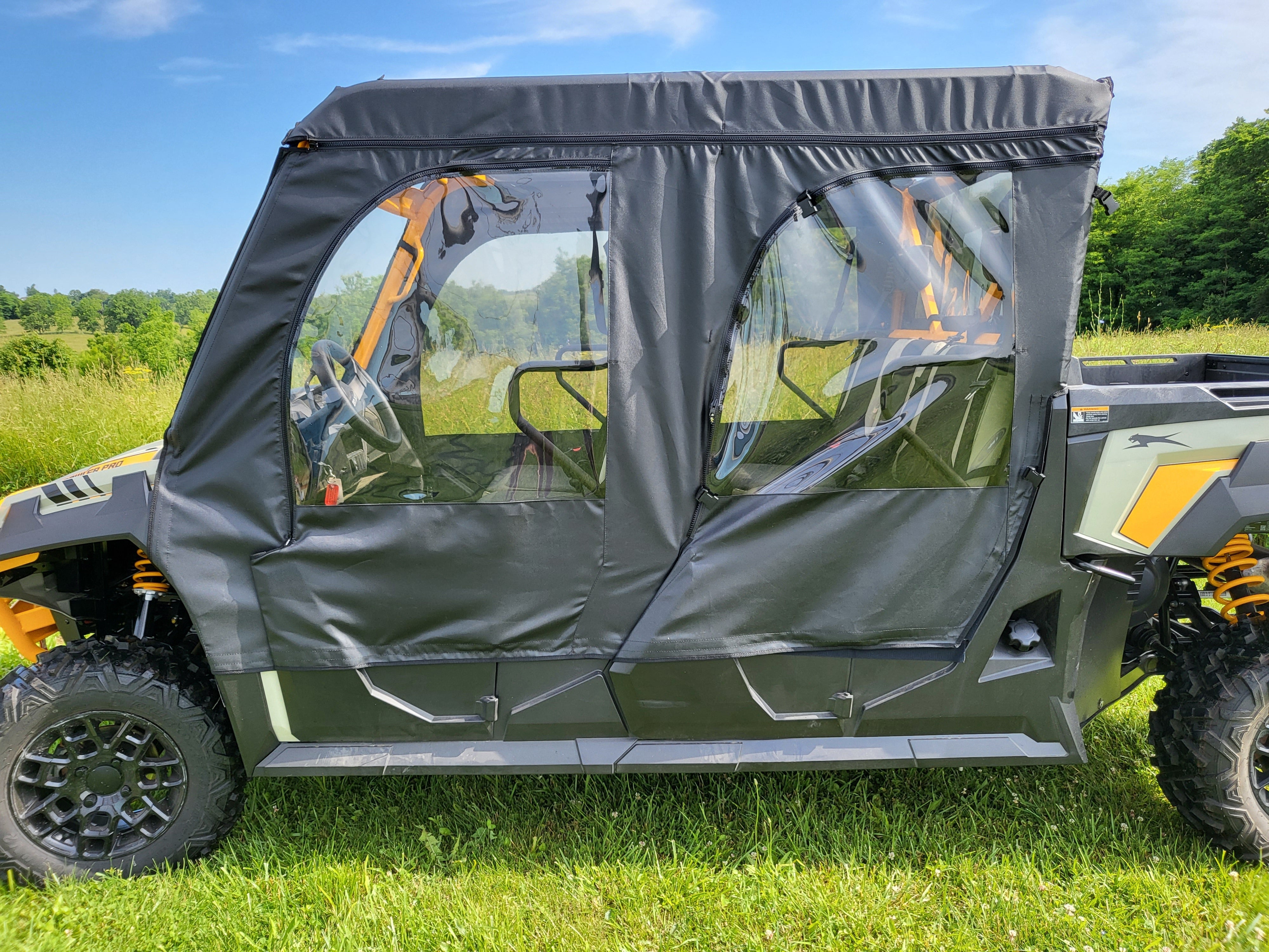 Photo of Arctic Cat Prowler PRO Crew - Soft Upper Doors by 3 Star UTV - Premium Enclosures for UTVs / Side by Sides