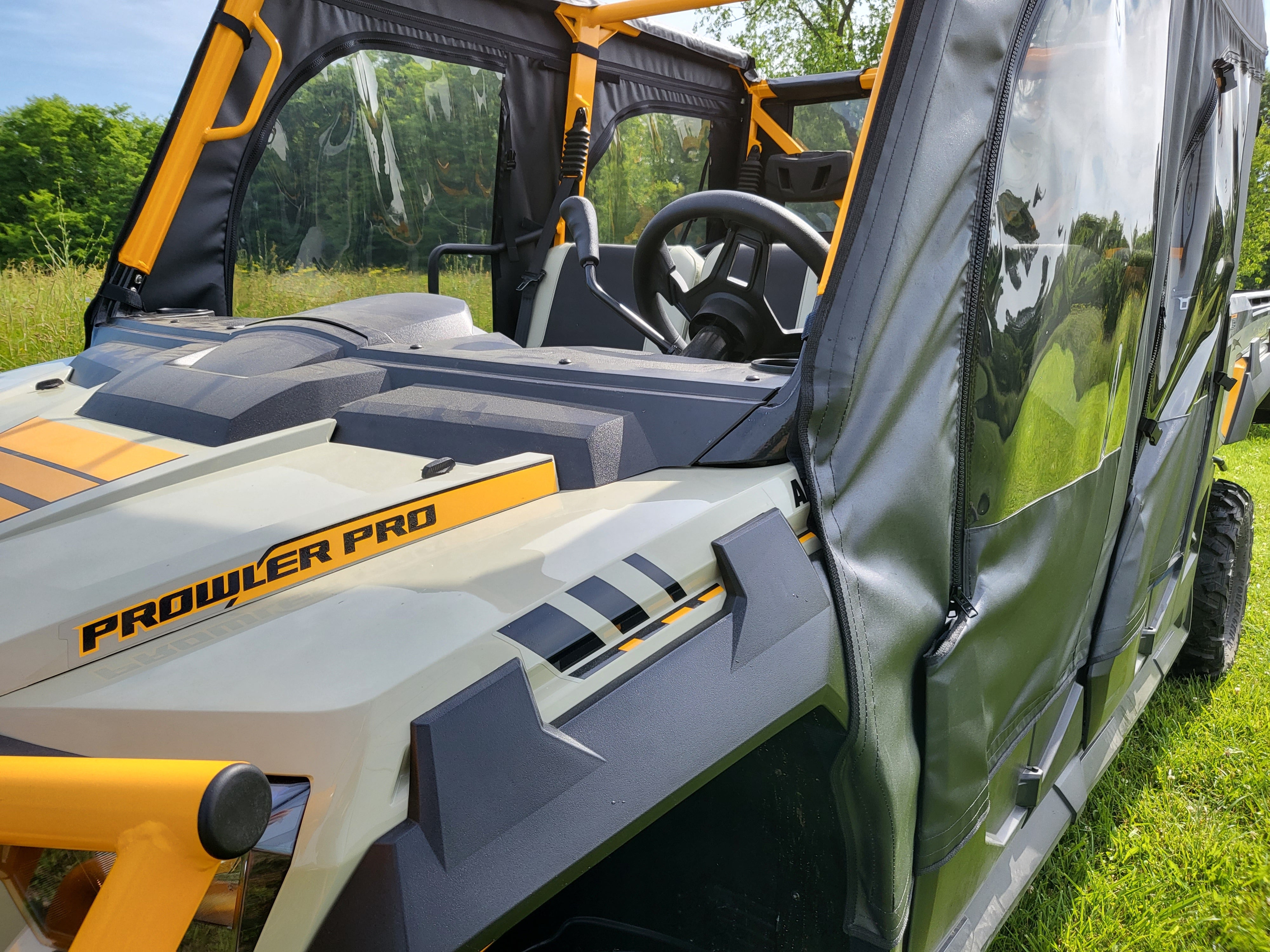 Photo of Tracker Off Road 800SX Crew - Soft Upper Doors by 3 Star UTV - Premium Enclosures for UTVs / Side by Sides