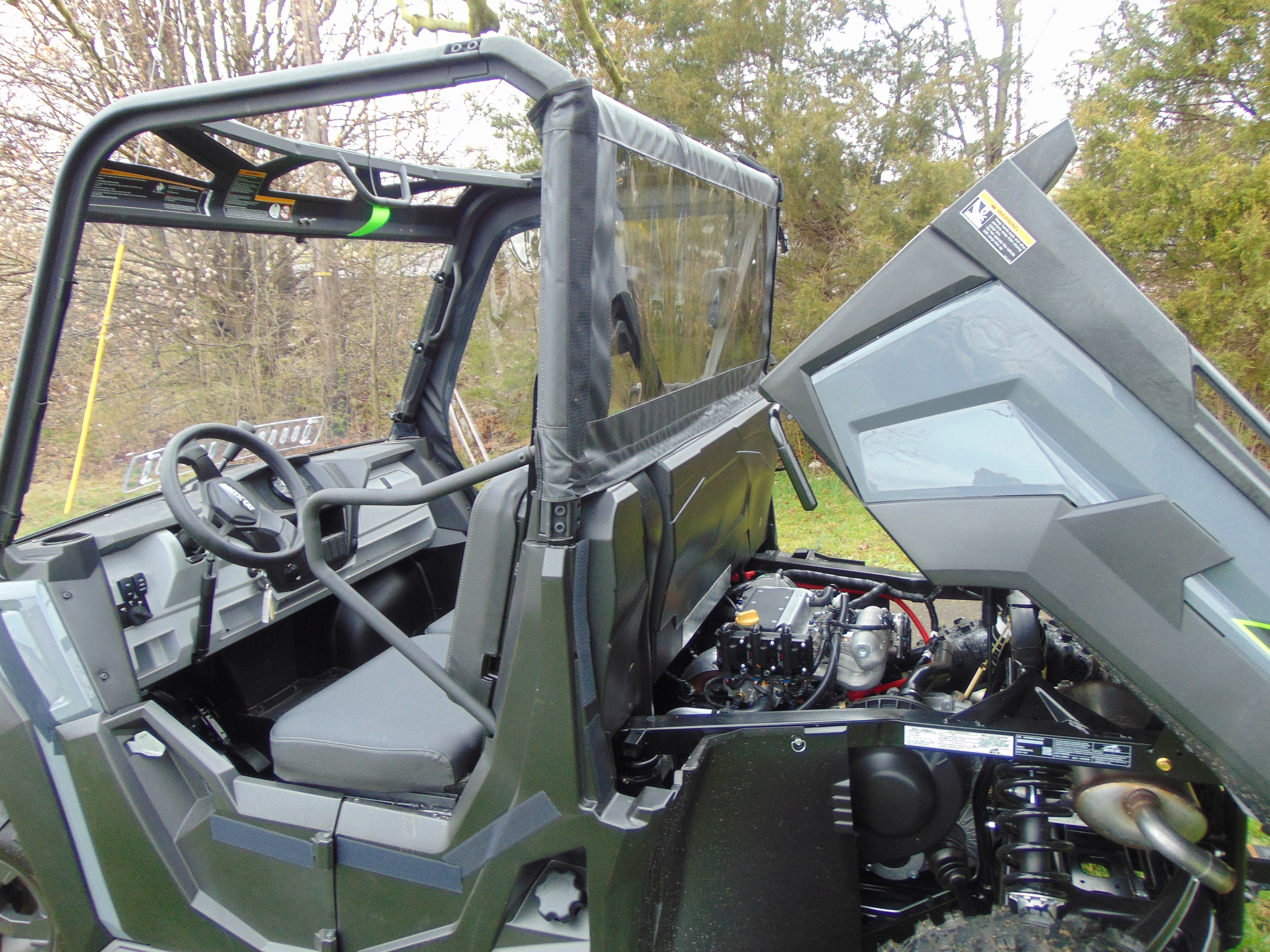 Photo of Tracker Off Road 800SX - Soft Back Panel by 3 Star UTV - Premium Enclosures for UTVs / Side by Sides
