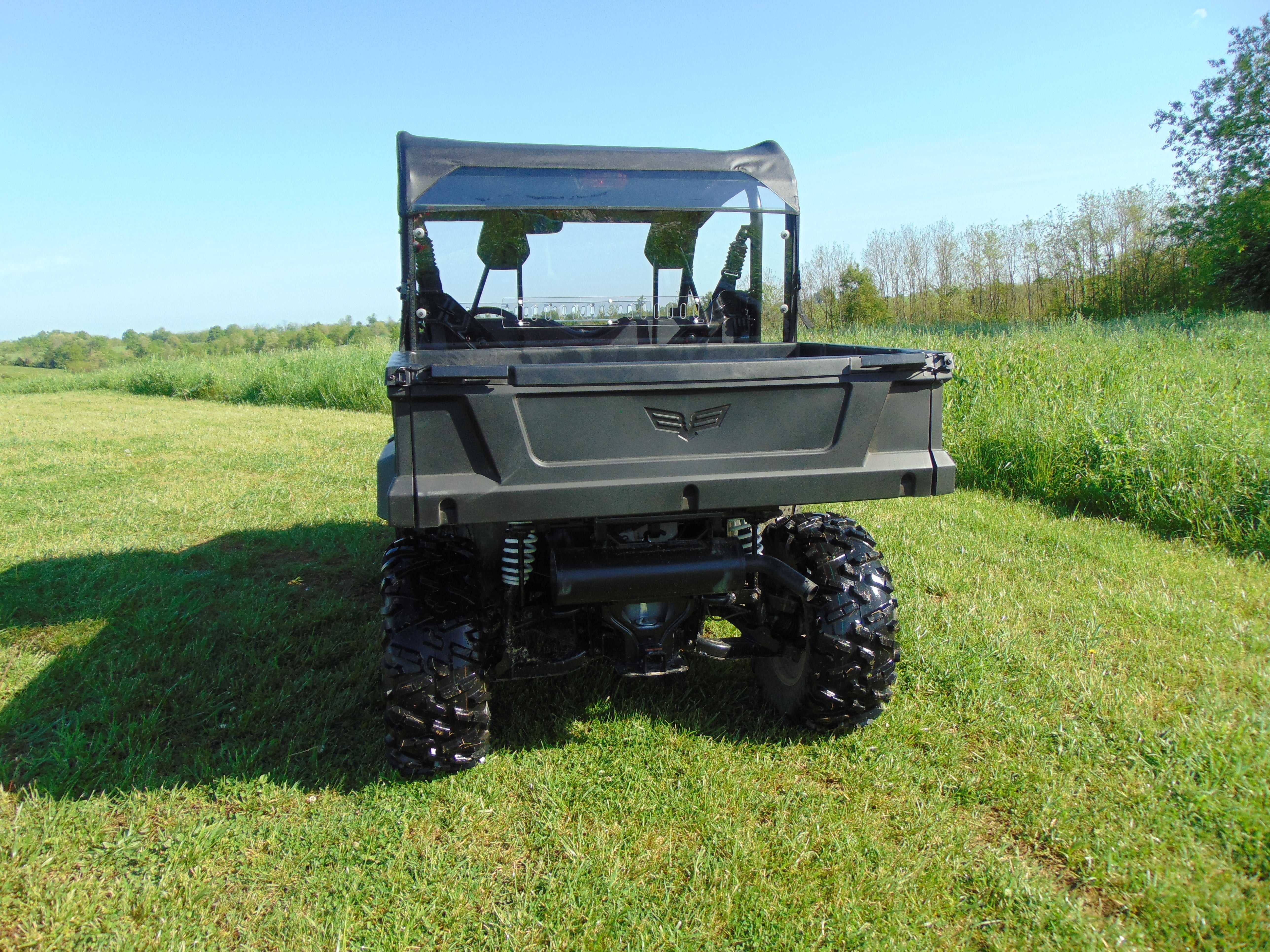 Photo of Arctic Cat Stampede - 1 Pc Lexan Back Panel w/Clamp and Vent Options by 3 Star UTV - Premium Windshields for UTVs / Side by Sides
