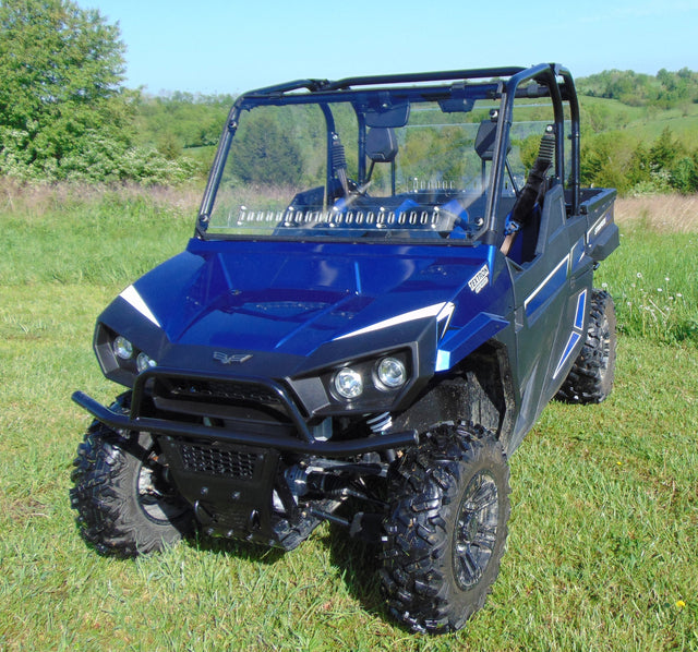 Photo of Arctic Cat Stampede - 1 Pc Windshield w/Hard Coat, Clamp, and Vent Options by 3 Star UTV - Premium Windshields for UTVs / Side by Sides