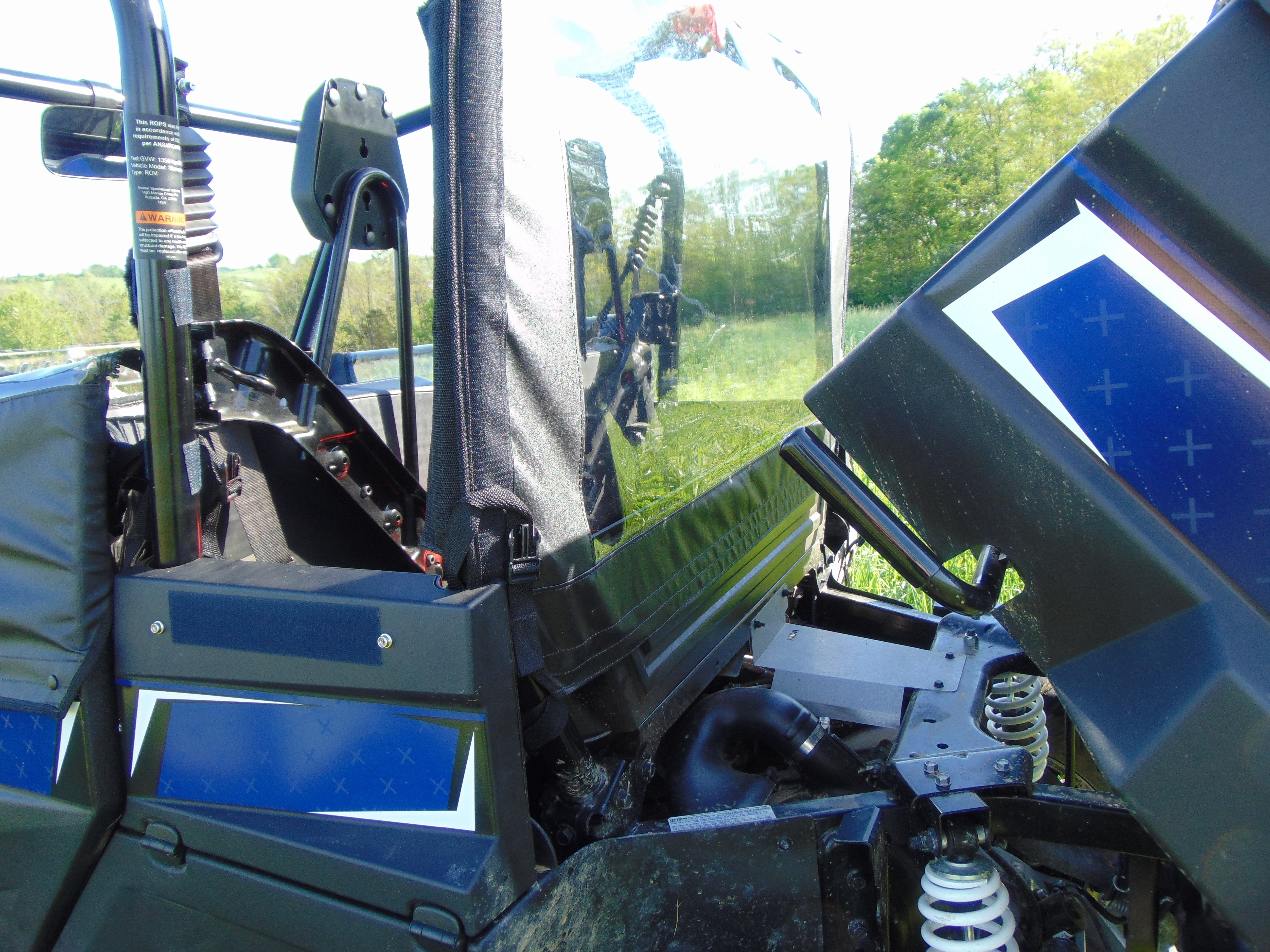 Photo of Arctic Cat Stampede - Soft Back Panel by 3 Star UTV - Premium Enclosures for UTVs / Side by Sides