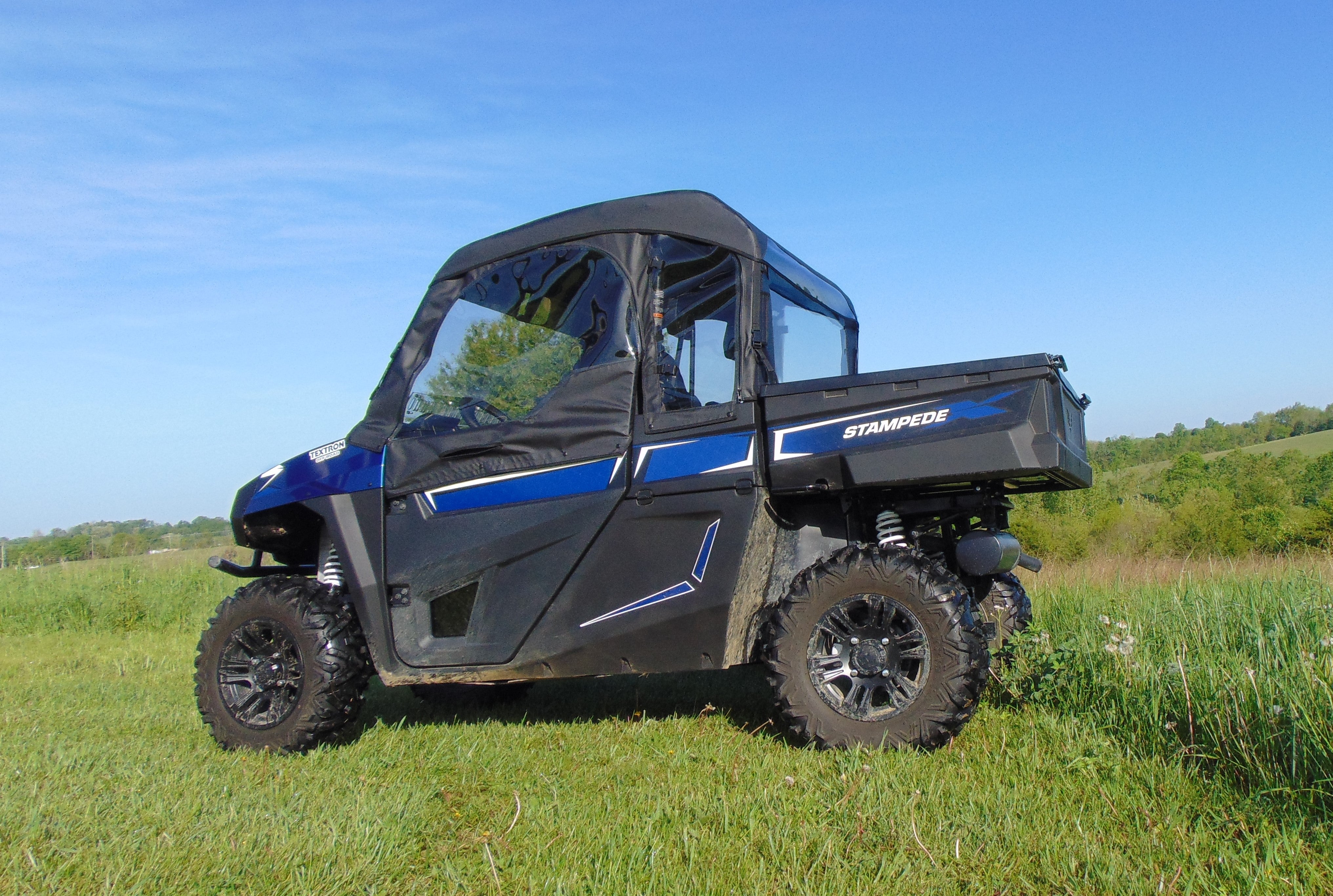 Photo of Arctic Cat Stampede - Soft Back Panel by 3 Star UTV - Premium Enclosures for UTVs / Side by Sides
