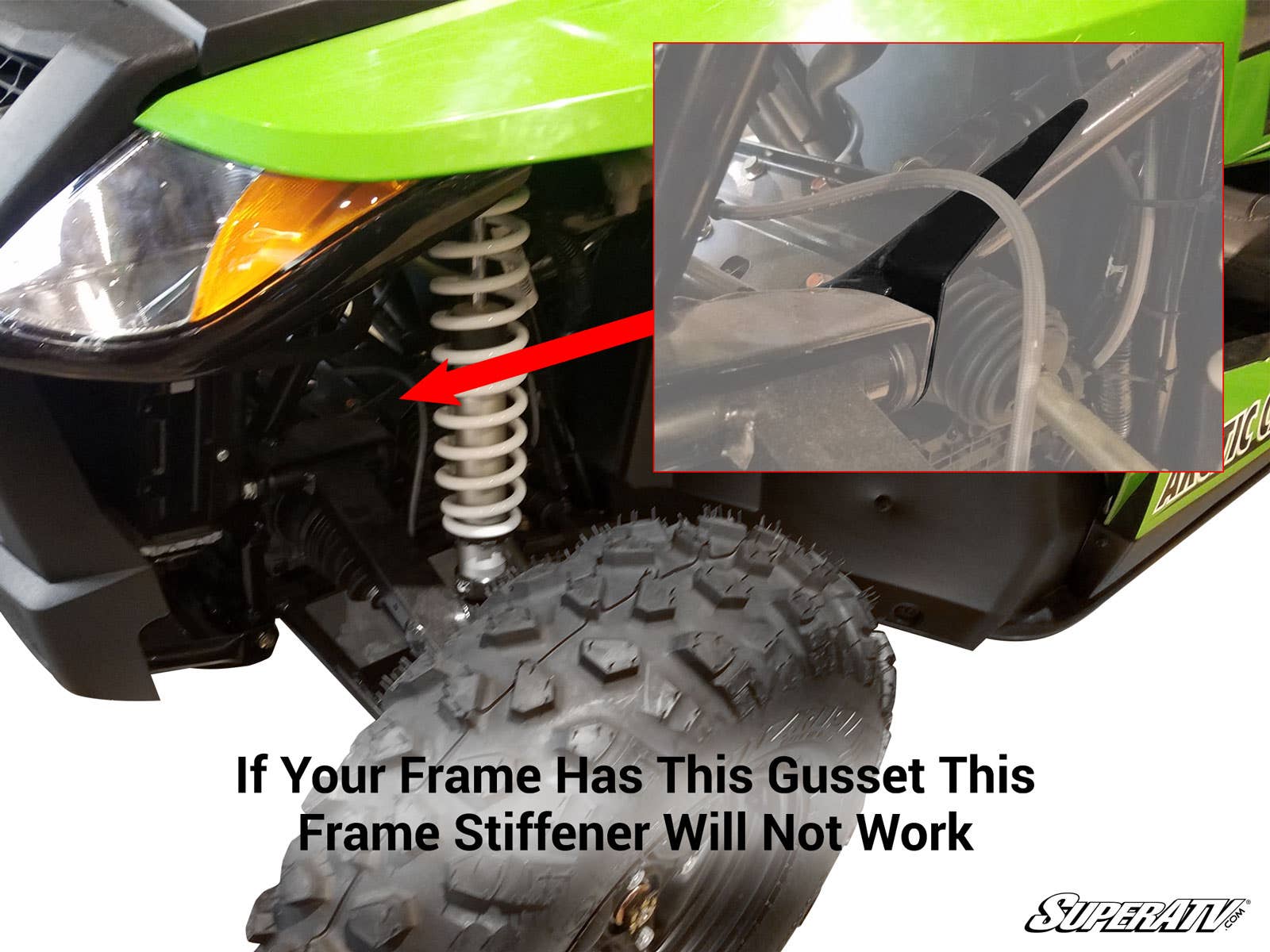 Photo of SuperATV Arctic Cat Wildcat Trail Frame Stiffener / Gusset Kit by SuperATV - Premium Gusset Kits & Accessories for UTVs / Side by Sides