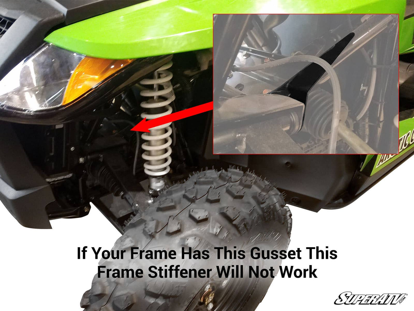 Photo of SuperATV Arctic Cat Wildcat Trail Frame Stiffener / Gusset Kit by SuperATV - Premium Gusset Kits & Accessories for UTVs / Side by Sides