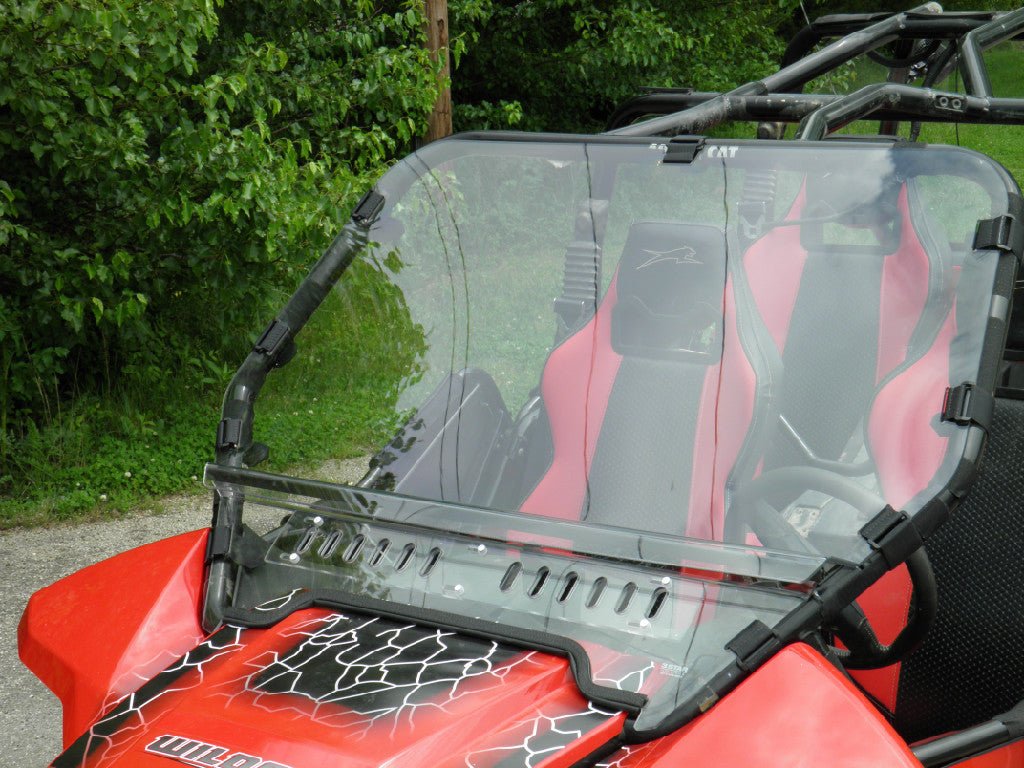 Photo of Arctic Cat Wildcat 4-Seater - 2 Pc General-Purpose Windshield w/Vent Option by 3 Star UTV - Premium Windshields for UTVs / Side by Sides