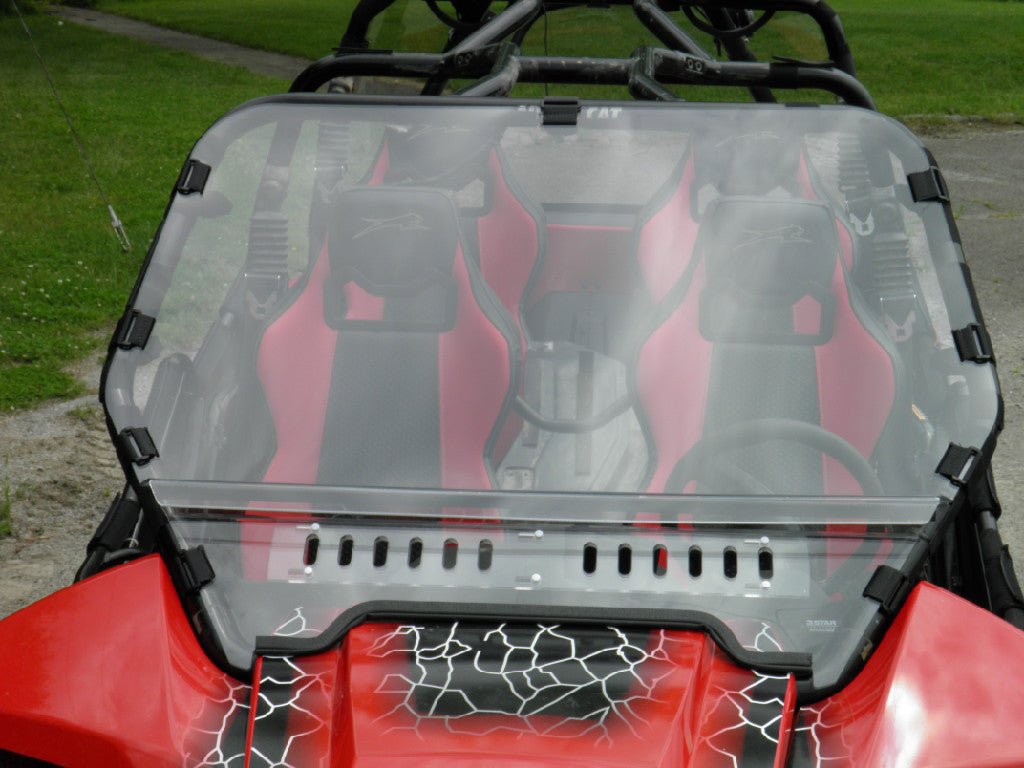 Photo of Arctic Cat Wildcat 4-Seater - 2-Piece Scratch-Resistant Windshield w/Vent Option by 3 Star UTV - Premium Windshields for UTVs / Side by Sides