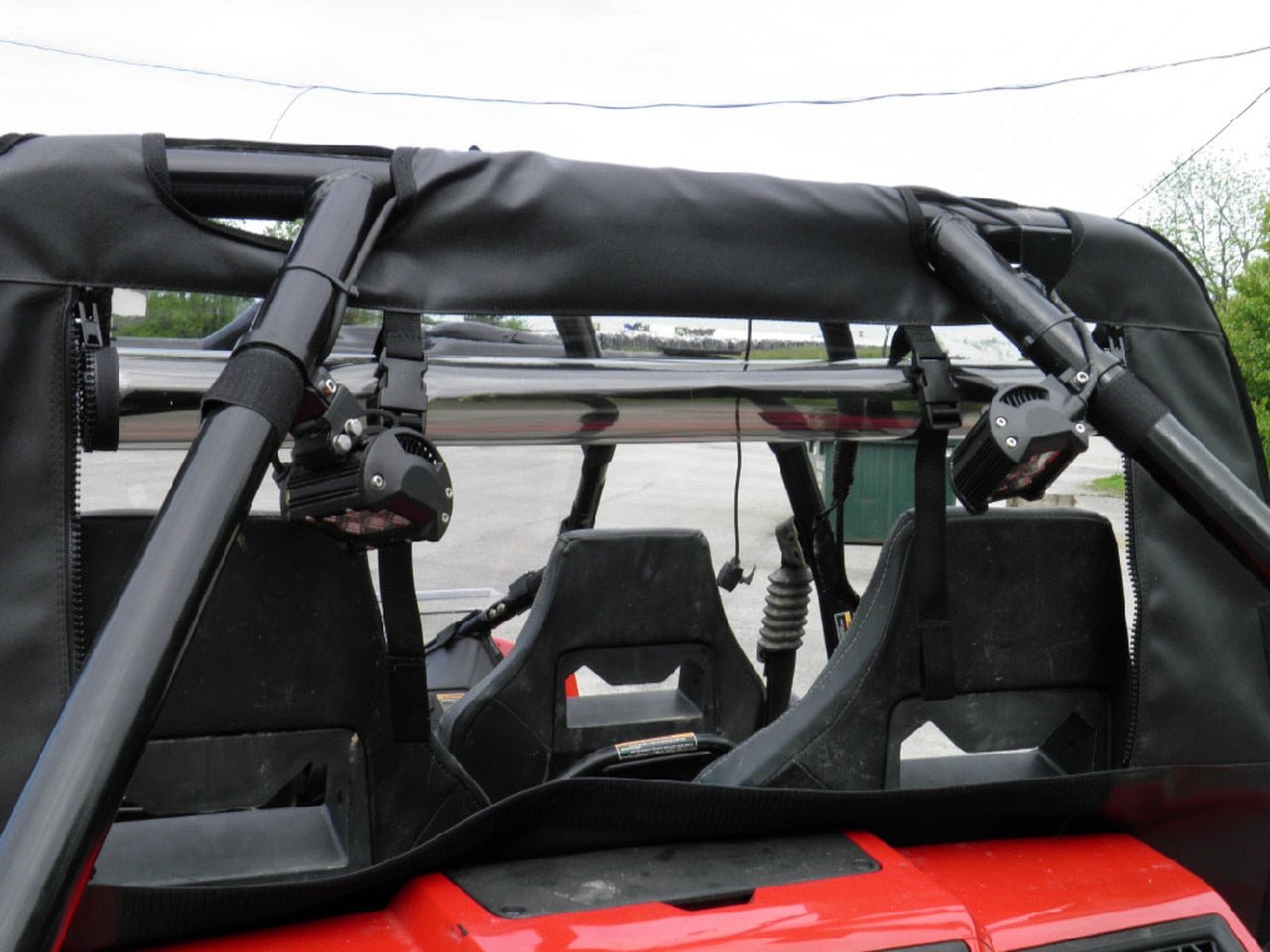 Photo of Arctic Cat Wildcat 4-Seater - Soft Back Panel by 3 Star UTV - Premium Enclosures for UTVs / Side by Sides