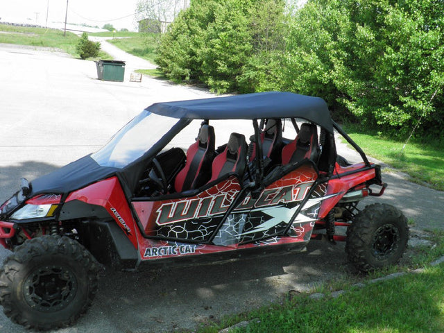 Photo of Arctic Cat Wildcat 4-Seater - Vinyl Windshield/Top Combo by 3 Star UTV - Premium Enclosures for UTVs / Side by Sides