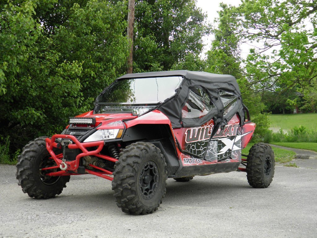 Photo of Arctic Cat Wildcat 4-Seater - Soft Upper Doors/Top Combo by 3 Star UTV - Premium Enclosures for UTVs / Side by Sides