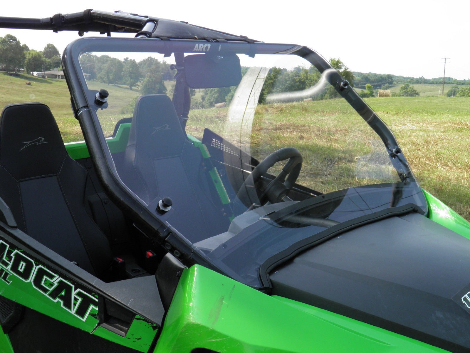 Photo of Arctic Cat Wildcat Trail - 1 Piece General-Purpose Windshield by 3 Star UTV - Premium Windshields for UTVs / Side by Sides