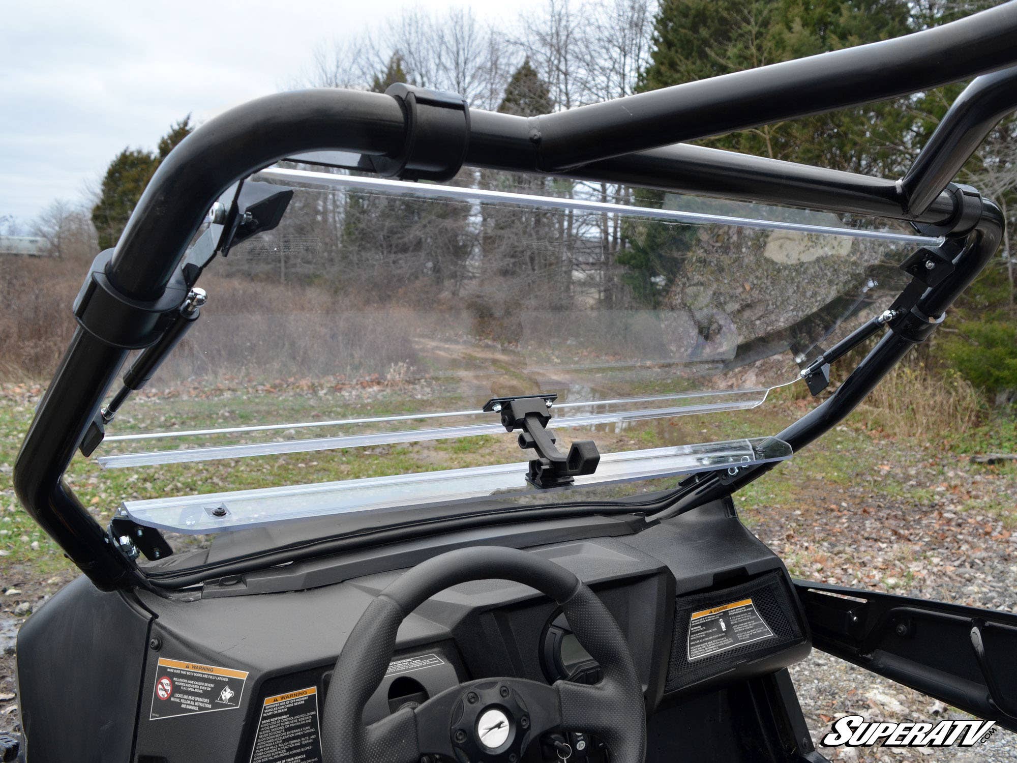 Photo of SuperATV Arctic Cat Wildcat Trail Sport Scratch Resistant Flip Windshield by SuperATV - Premium Windshields for UTVs / Side by Sides