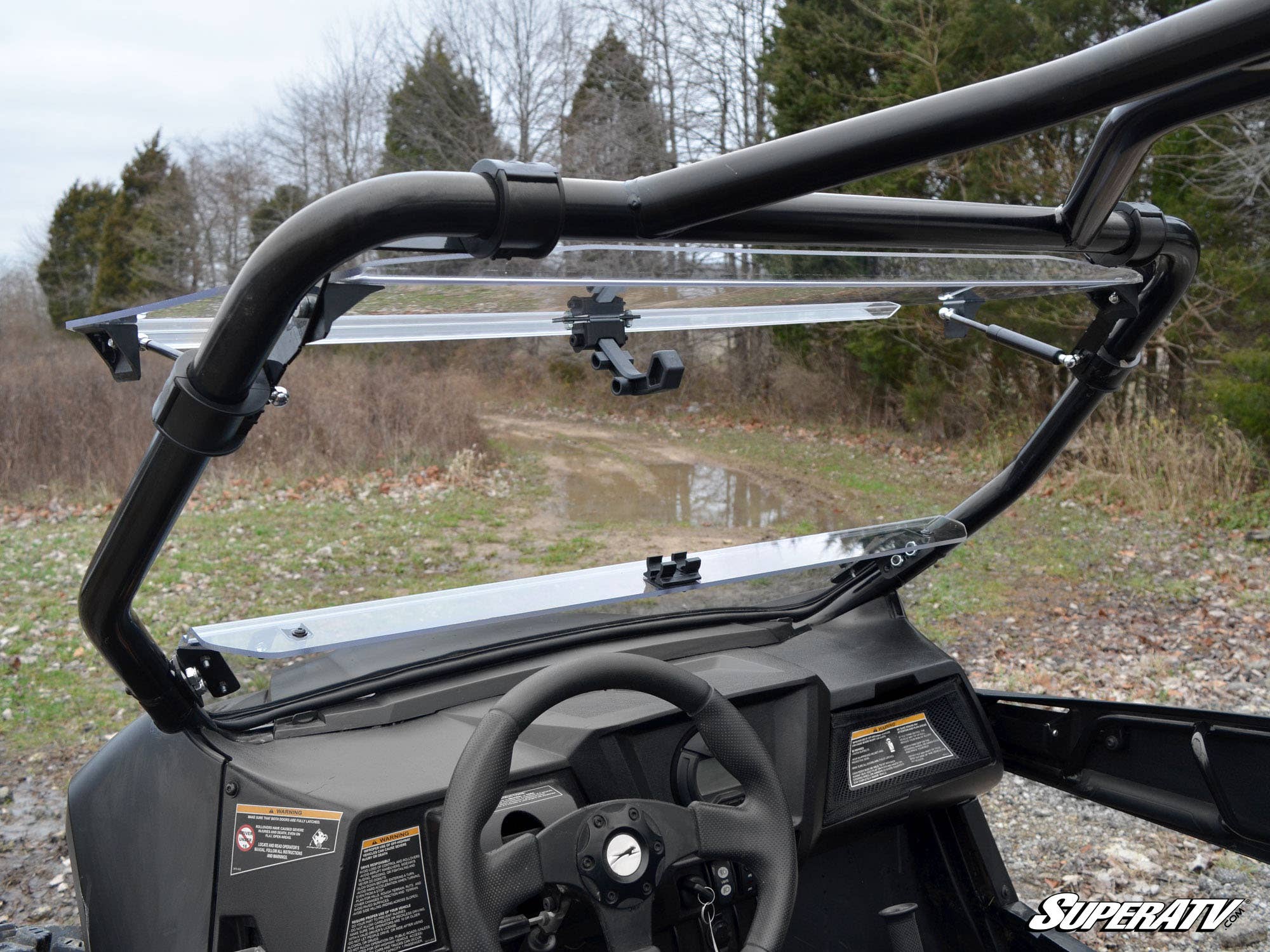 Photo of SuperATV Arctic Cat Wildcat Trail Sport Scratch Resistant Flip Windshield by SuperATV - Premium Windshields for UTVs / Side by Sides