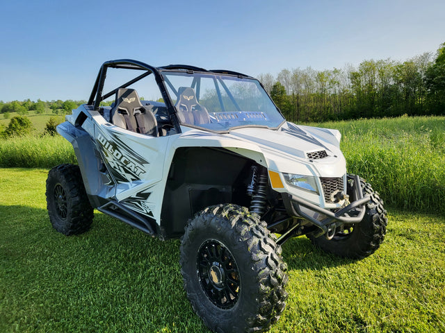 Photo of Arctic Cat Wildcat XX 2-Seater - 1-Piece Windshield with Clamp, Vent and Hard Coat Options by 3 Star UTV - Premium Windshields for UTVs / Side by Sides