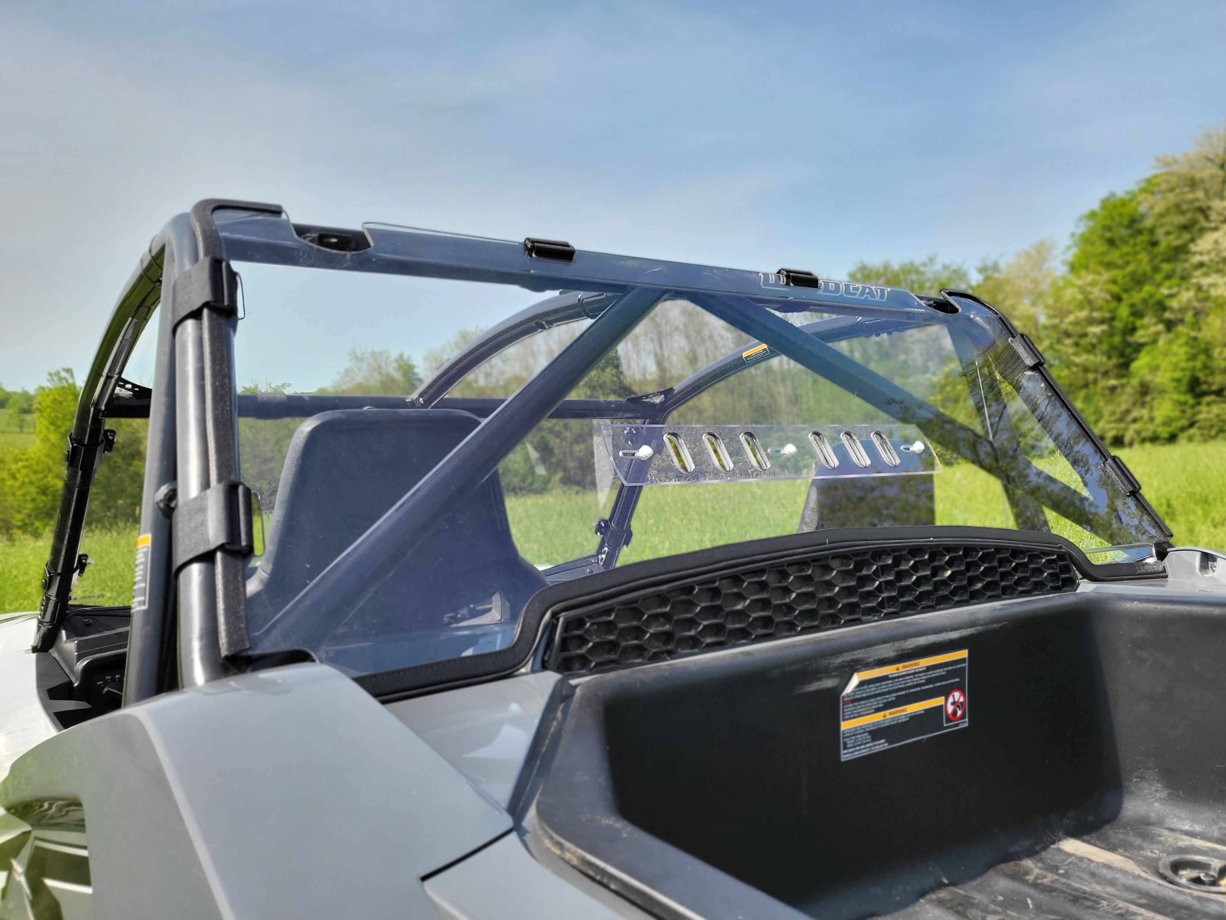Photo of Arctic Cat Wildcat XX 2-Seater - Lexan Back Panel with Clamp and Vent Options by 3 Star UTV - Premium Windshields for UTVs / Side by Sides