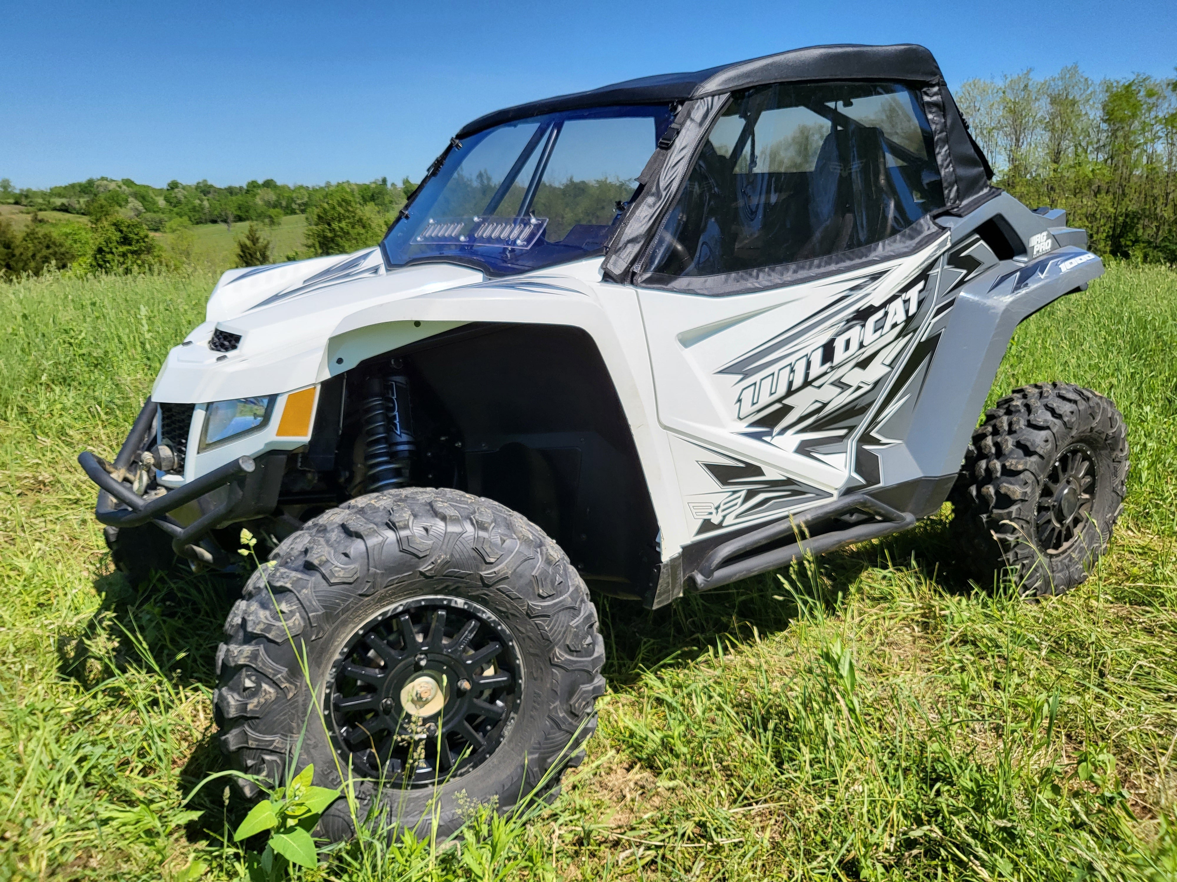 Photo of Arctic Cat Wildcat XX 2-Seater - Full Cab Enclosure for Hard Windshield (Upper Doors) by 3 Star UTV - Premium Enclosures for UTVs / Side by Sides