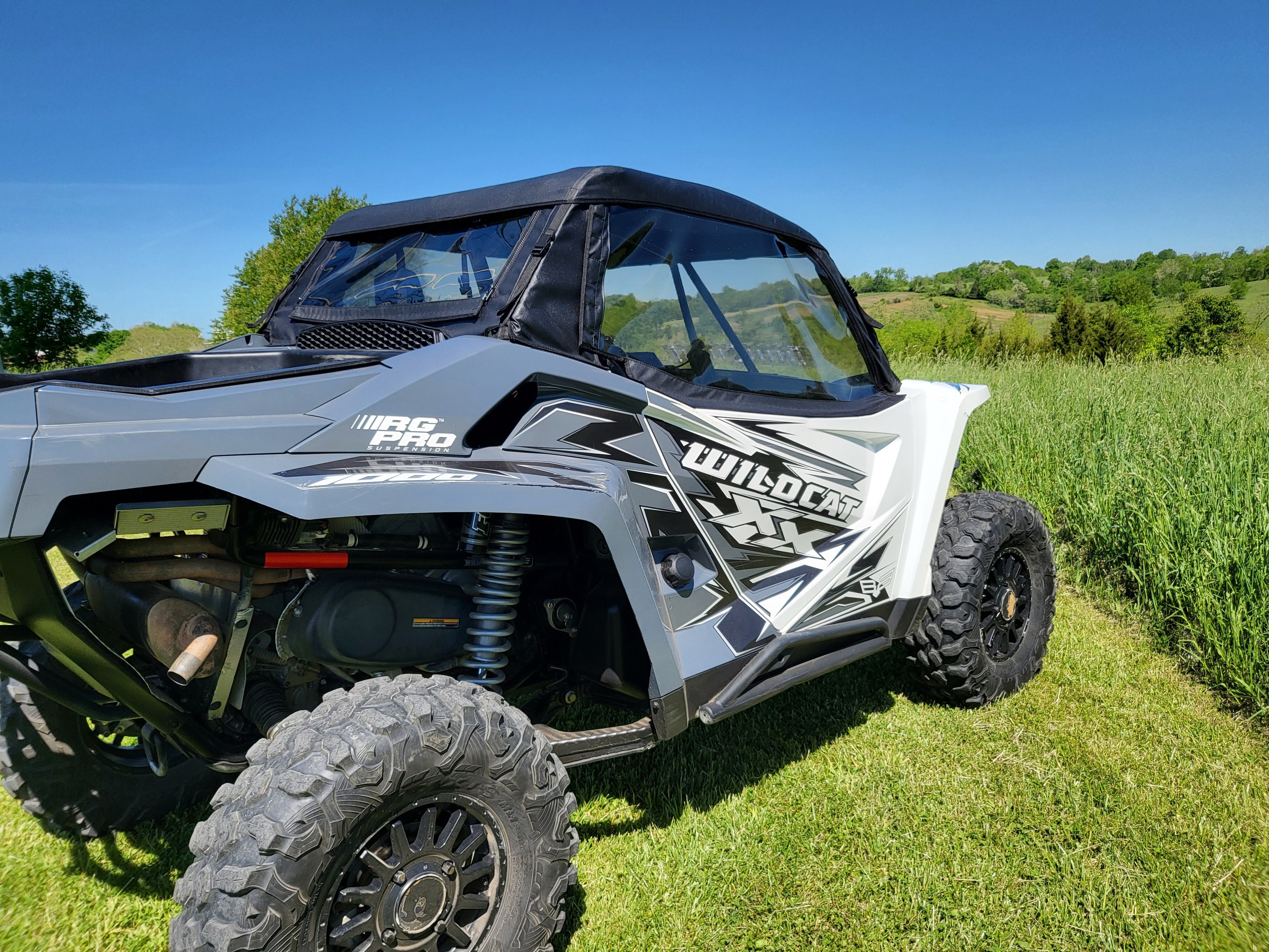 Photo of Arctic Cat Wildcat XX 2-Seater - Full Cab Enclosure for Hard Windshield (Upper Doors) by 3 Star UTV - Premium Enclosures for UTVs / Side by Sides