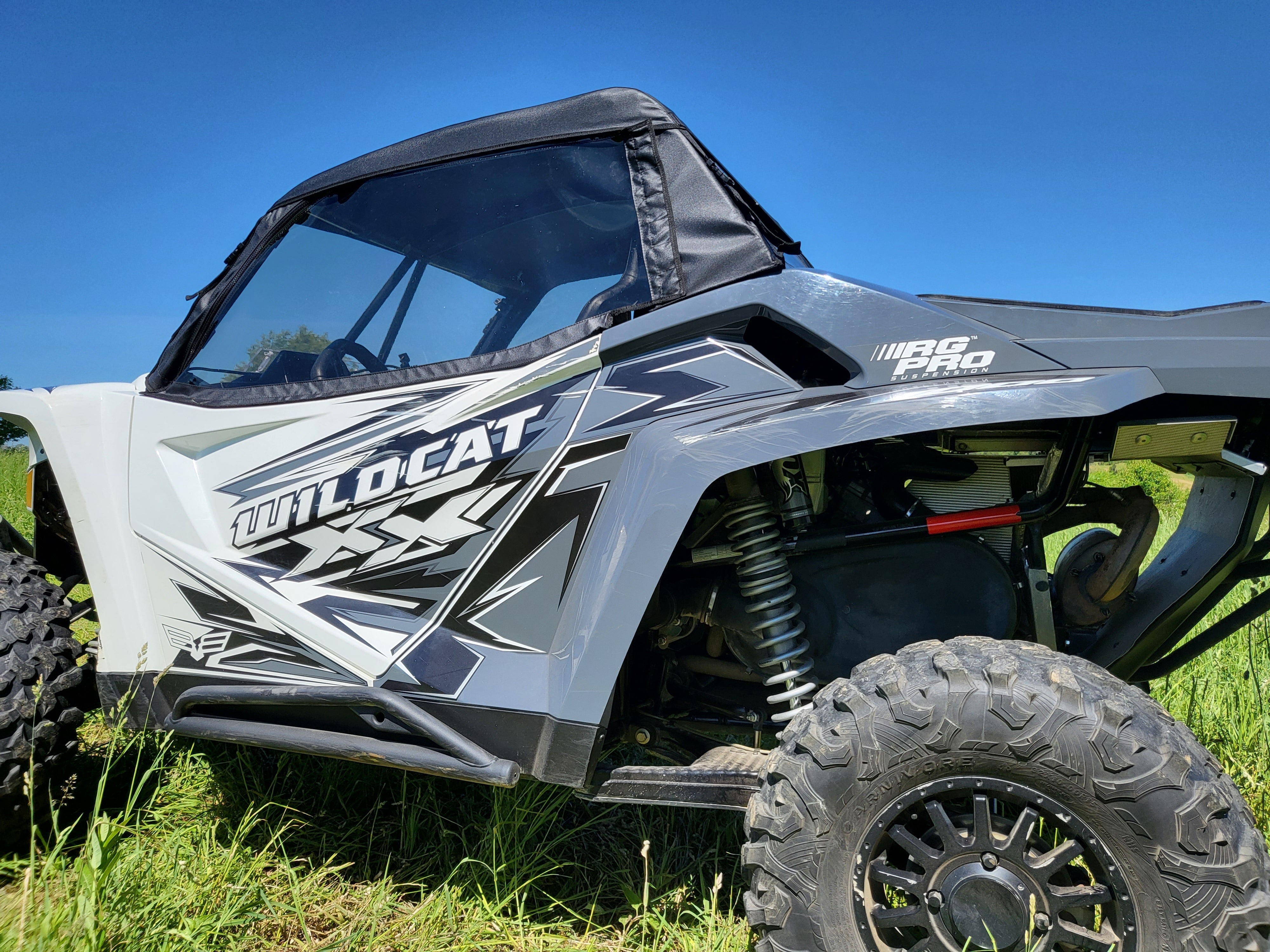 Photo of Arctic Cat Wildcat XX 2-Seater - Full Cab Enclosure for Hard Windshield (Upper Doors) by 3 Star UTV - Premium Enclosures for UTVs / Side by Sides