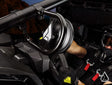 Assault Insurgent round side mirror mounted on a UTV roll cage