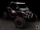 UTV with Assault Insurgent side mirrors mounted on the roll cage