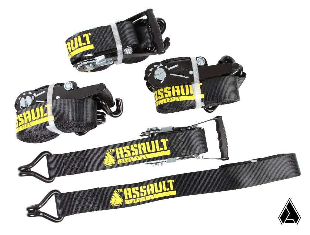 Photo of Assault Industries Alpha Ratchet Straps (Tie-Down Straps) by Assault Industries - Premium Tie Downs for UTVs / Side by Sides