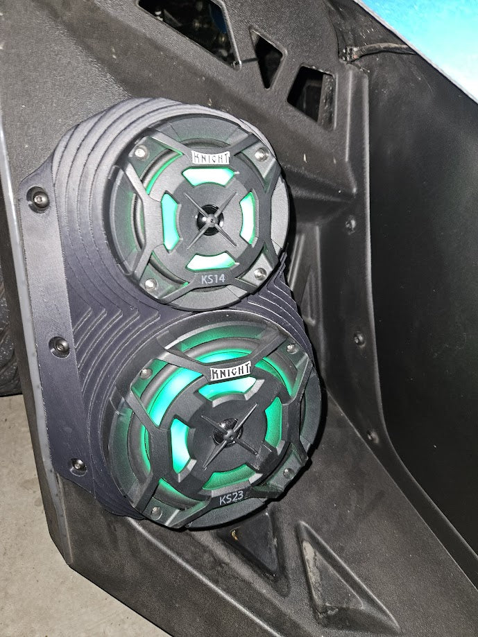 Photo of Polaris Slingshot Bluetooth LED Sound System by Knight ATV - Premium Audio for UTVs / Side by Sides