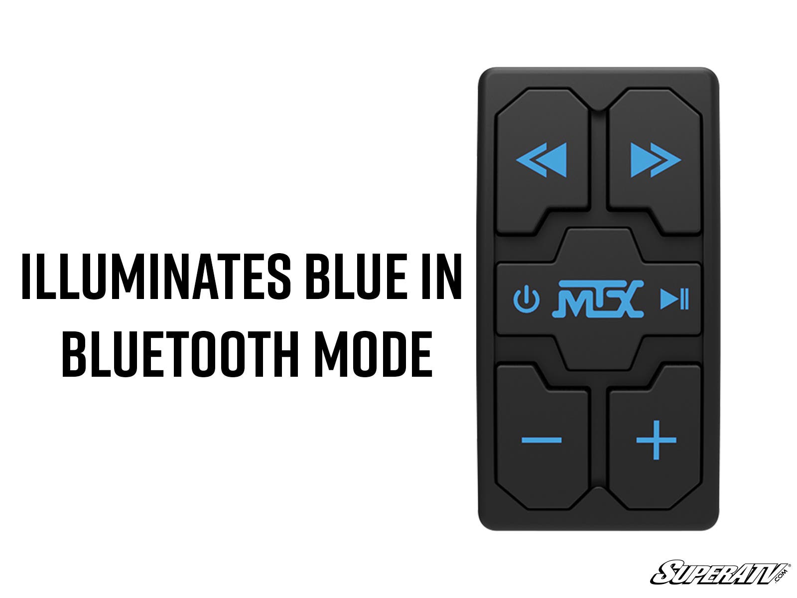 Photo of MTX MTX AWBTSW Bluetooth Rocker Switch by MTX Audio - Premium Rocker Switches for UTVs / Side by Sides