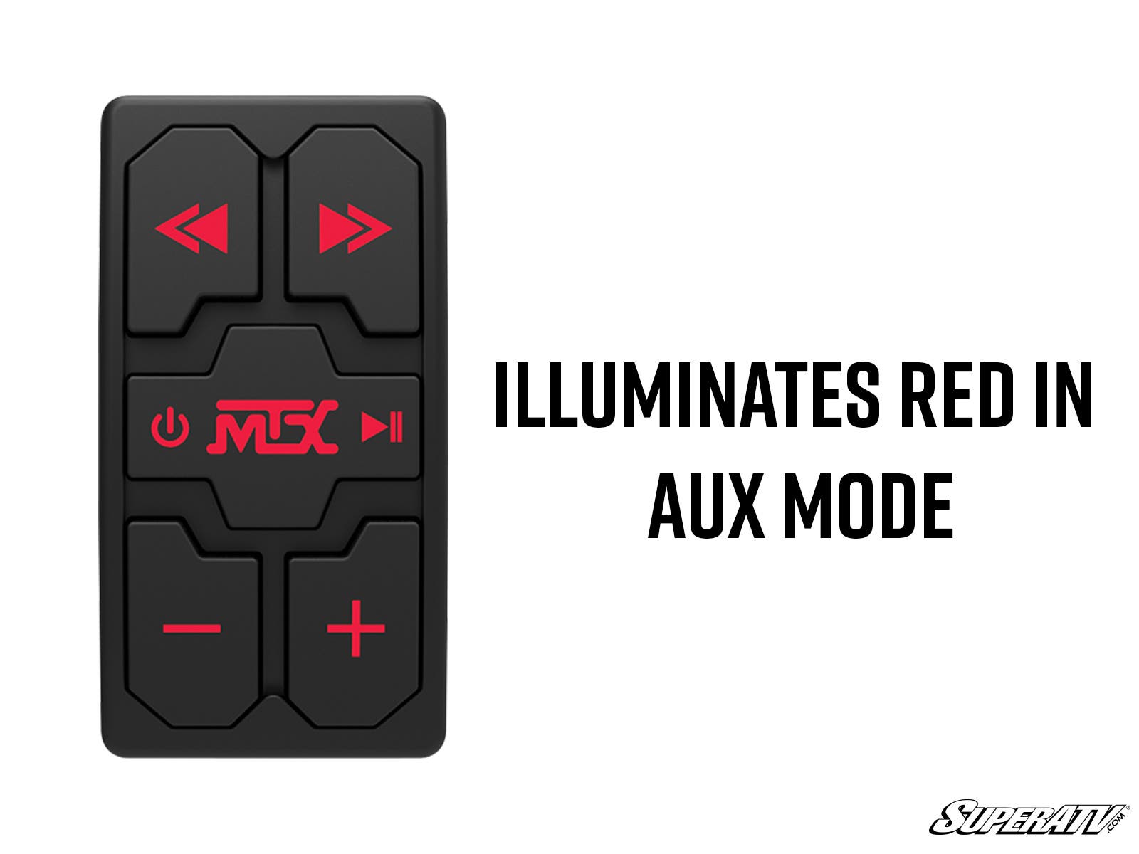 Photo of MTX MTX AWBTSW Bluetooth Rocker Switch by MTX Audio - Premium Rocker Switches for UTVs / Side by Sides