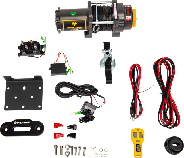 Photo of 3500lb Winch Synthetic Rope for Off-road UTV ATV and SXS vehicles from OPEN TRAIL by OPEN TRAIL - Premium Winch for UTVs / Side by Sides