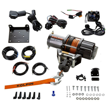 Photo of QUICK MOUNT WINCH 4500 SYNTHETIC HON by KOLPIN - Premium Mounts/Brackets for UTVs / Side by Sides