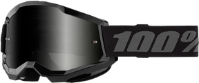 100% Strata 2 Sand Goggles - Black Smoke Lens