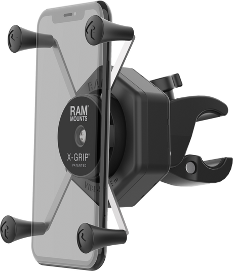 Photo of X-GRIP VIBE-SAFE L PHONE MOUNT WITH SMALL TOUGH-CLAW by RAM - Premium Accessories for UTVs / Side by Sides