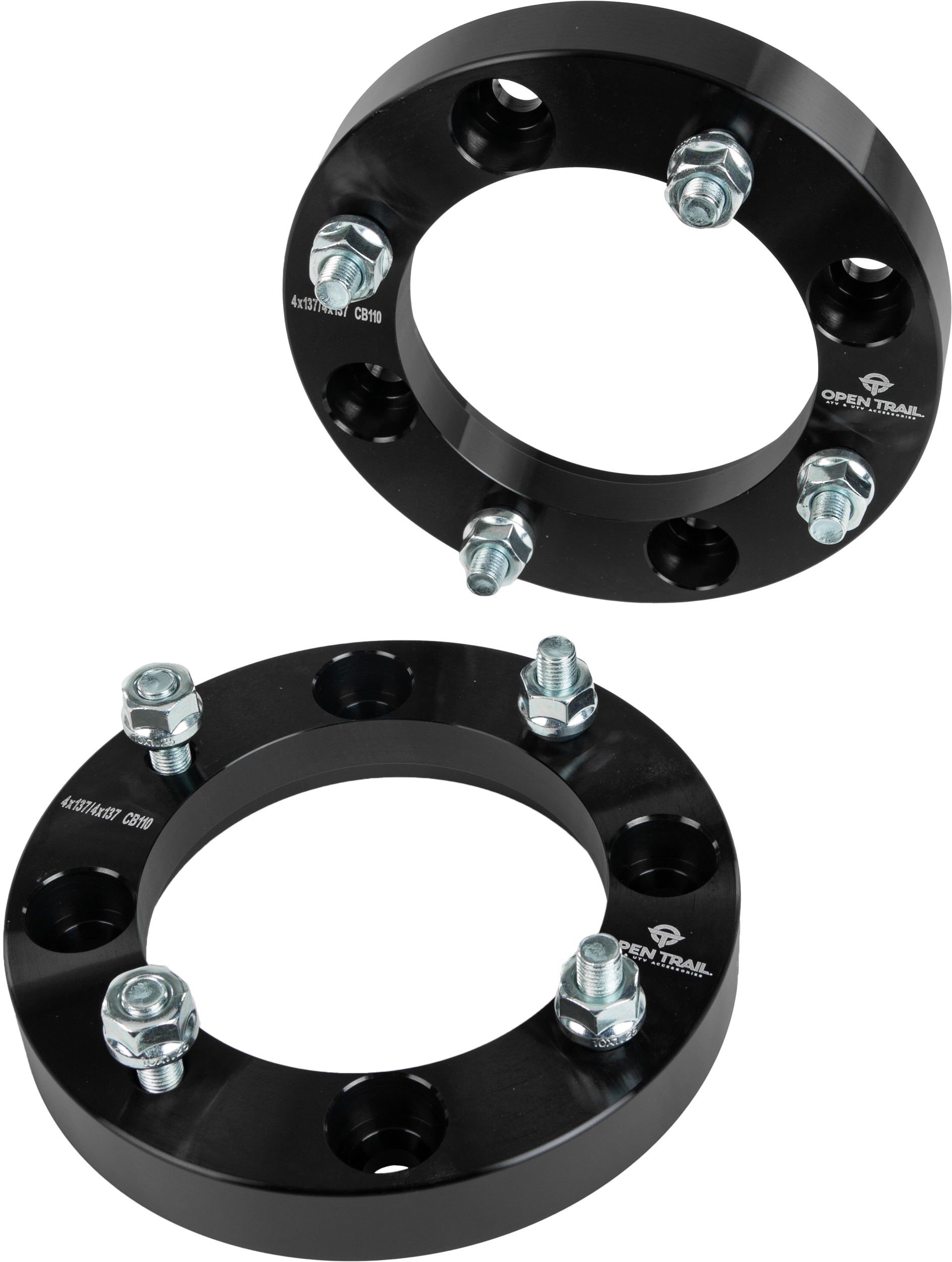 Photo of WHEEL SPACER 1" 4/137 STUD: 10MM X 1.25MM by OPEN TRAIL - Premium Wheel Components for UTVs / Side by Sides