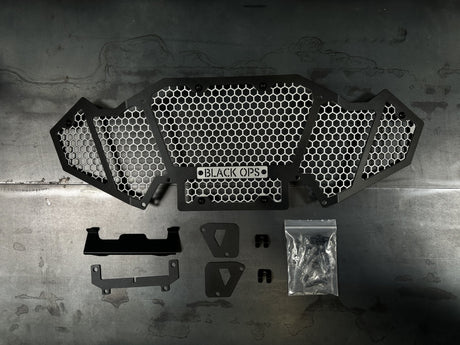 Black Ops Machine Polaris RZR Grill - Honeycomb Protection (Pro R, Turbo R, Pro XP)